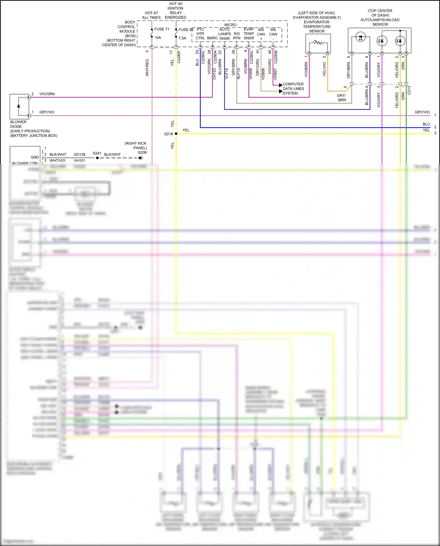 Ford Kuga II (2012-2016) computer data lines system wiring diagram  (21 of 80)