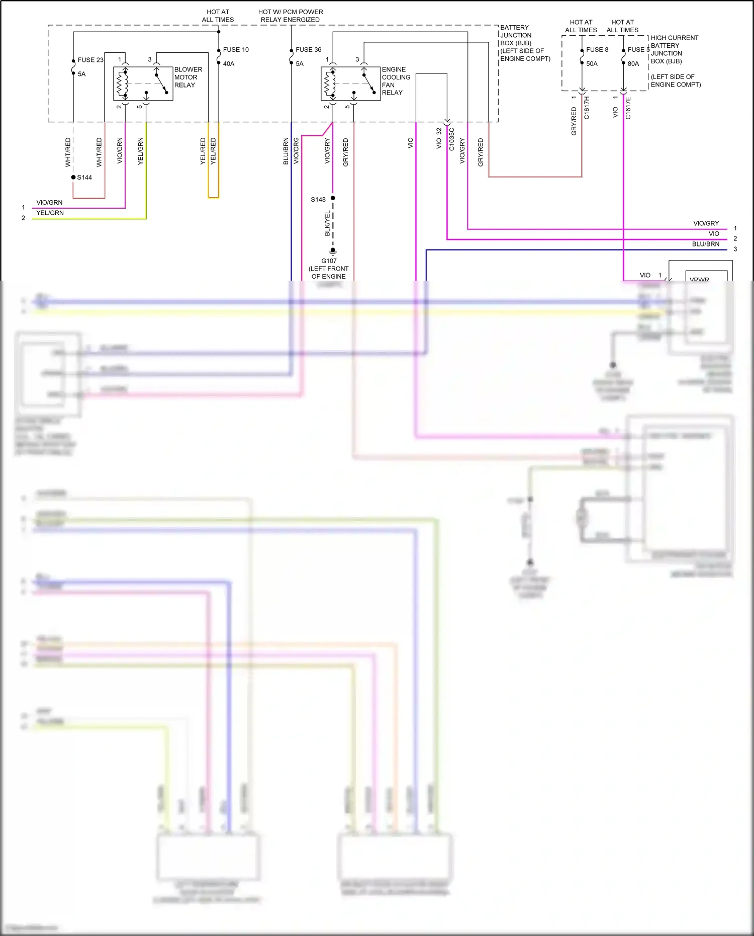 Ford Kuga II (2012-2016) fan ctrl variable wiring diagram  (3 of 3)