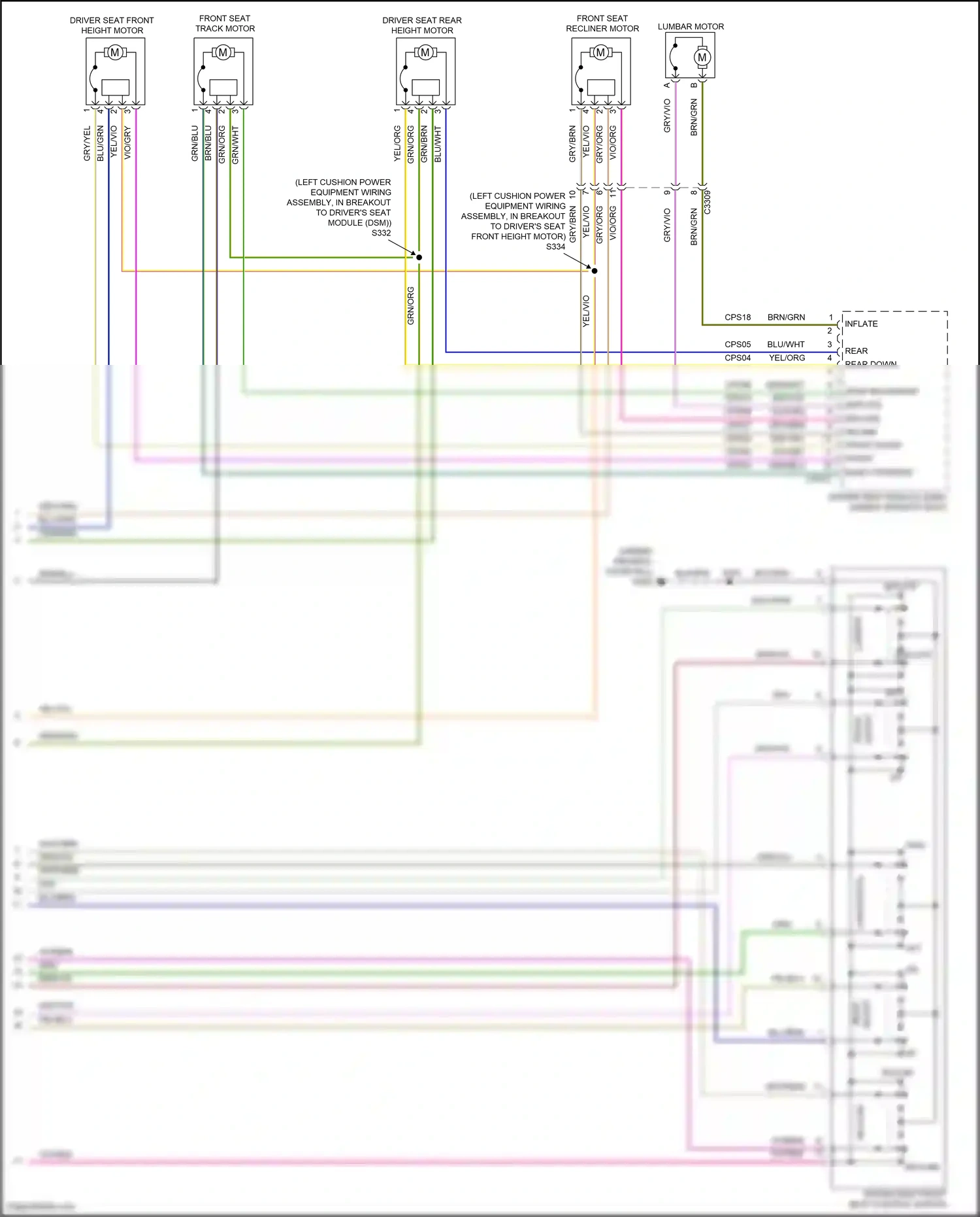 Ford Kuga II (2012-2016) front up wiring diagram  (2 of 2)