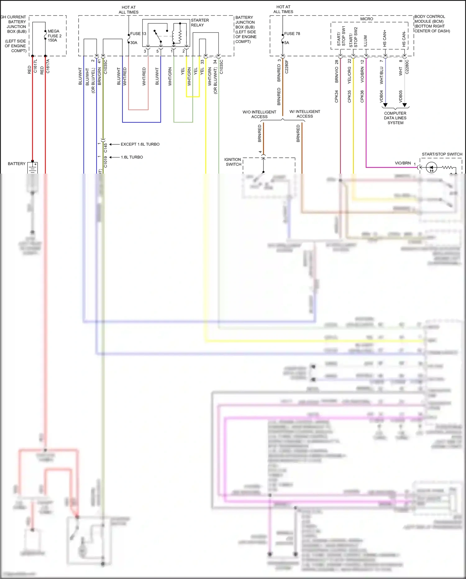 Ford Kuga II (2012-2016) generator wiring diagram  (6 of 6)