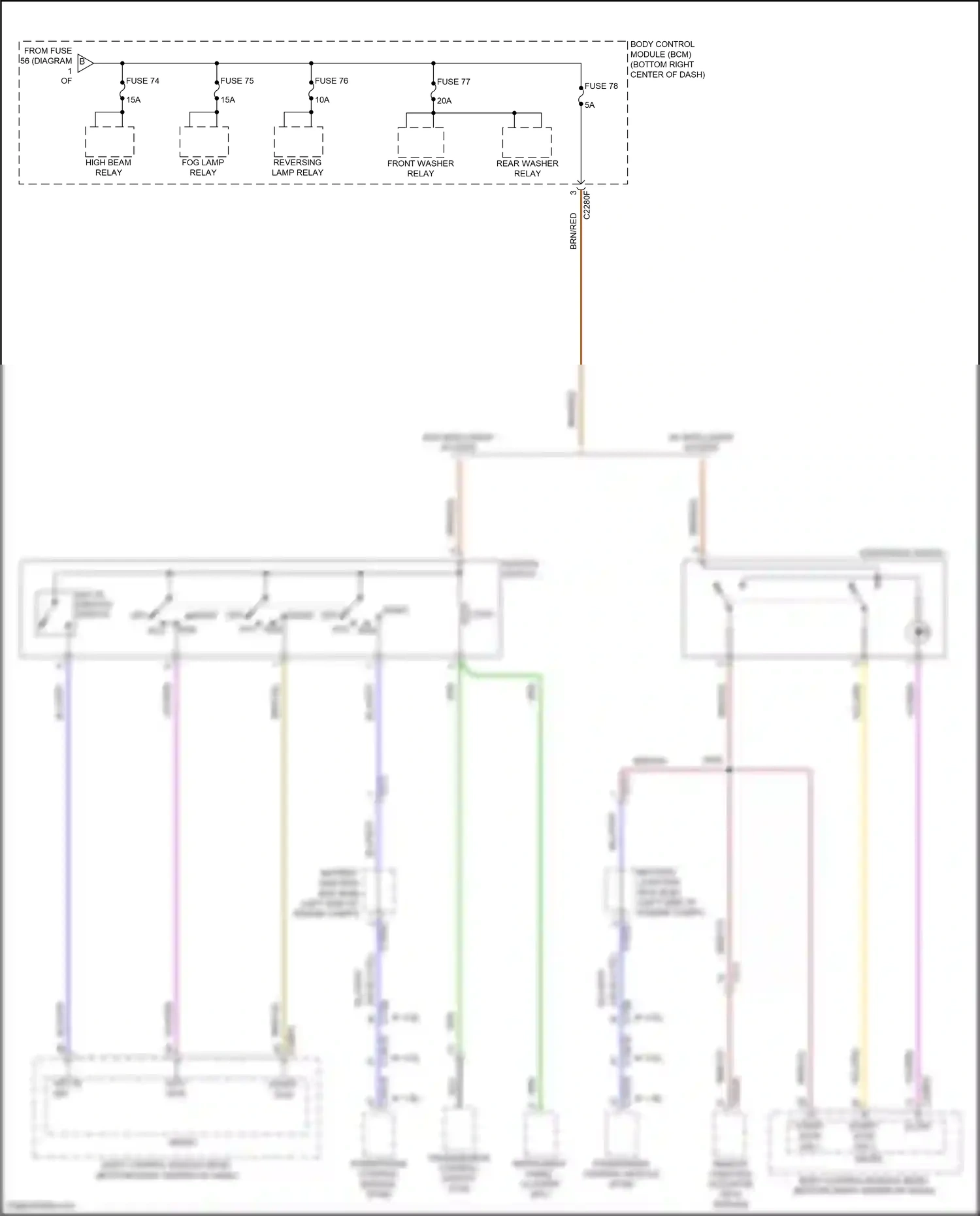 Ford Kuga II (2012-2016) start/ wiring diagram  (1 of 2)
