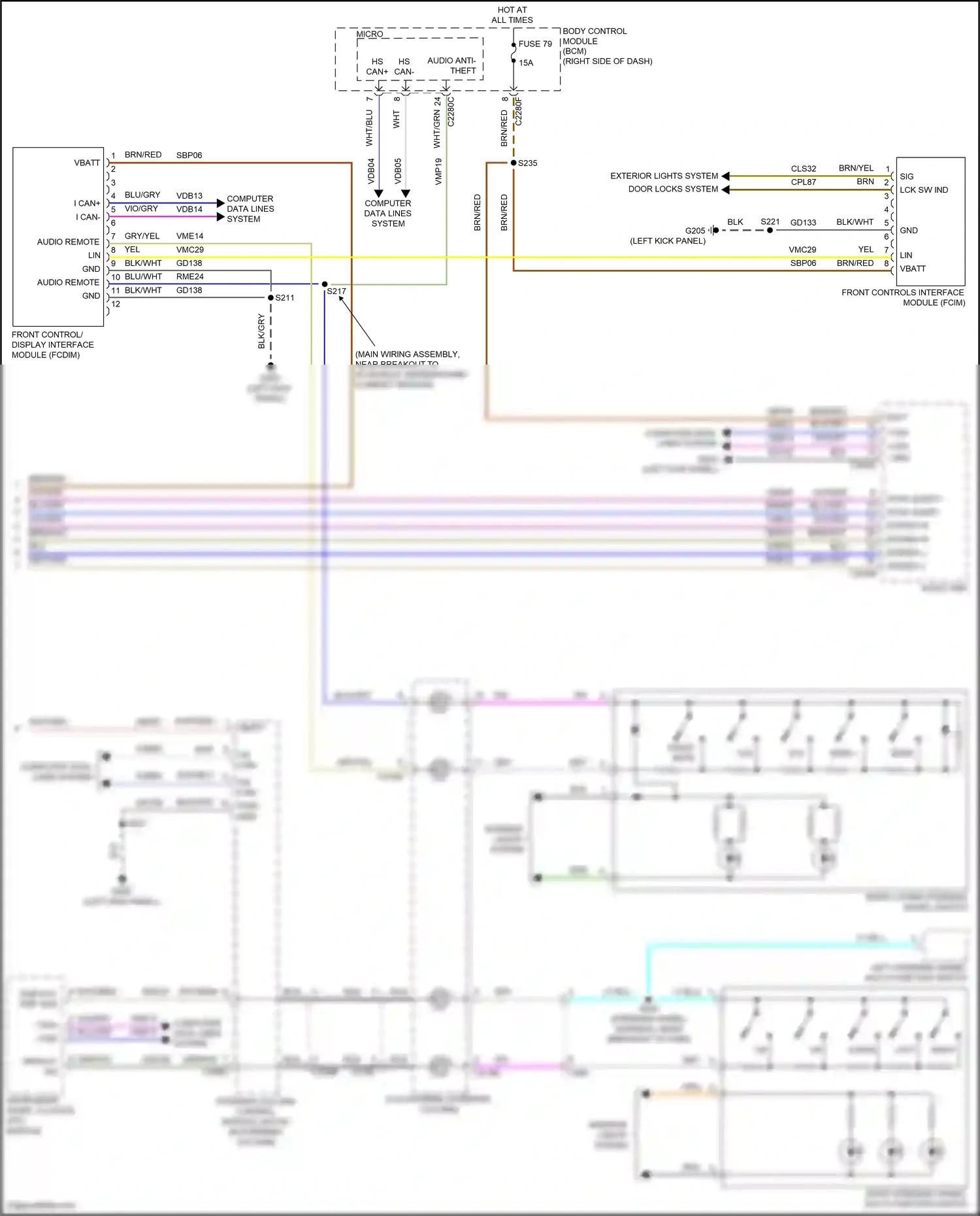 Ford Kuga II (2012-2016) vbatt wiring diagram  (18 of 50)