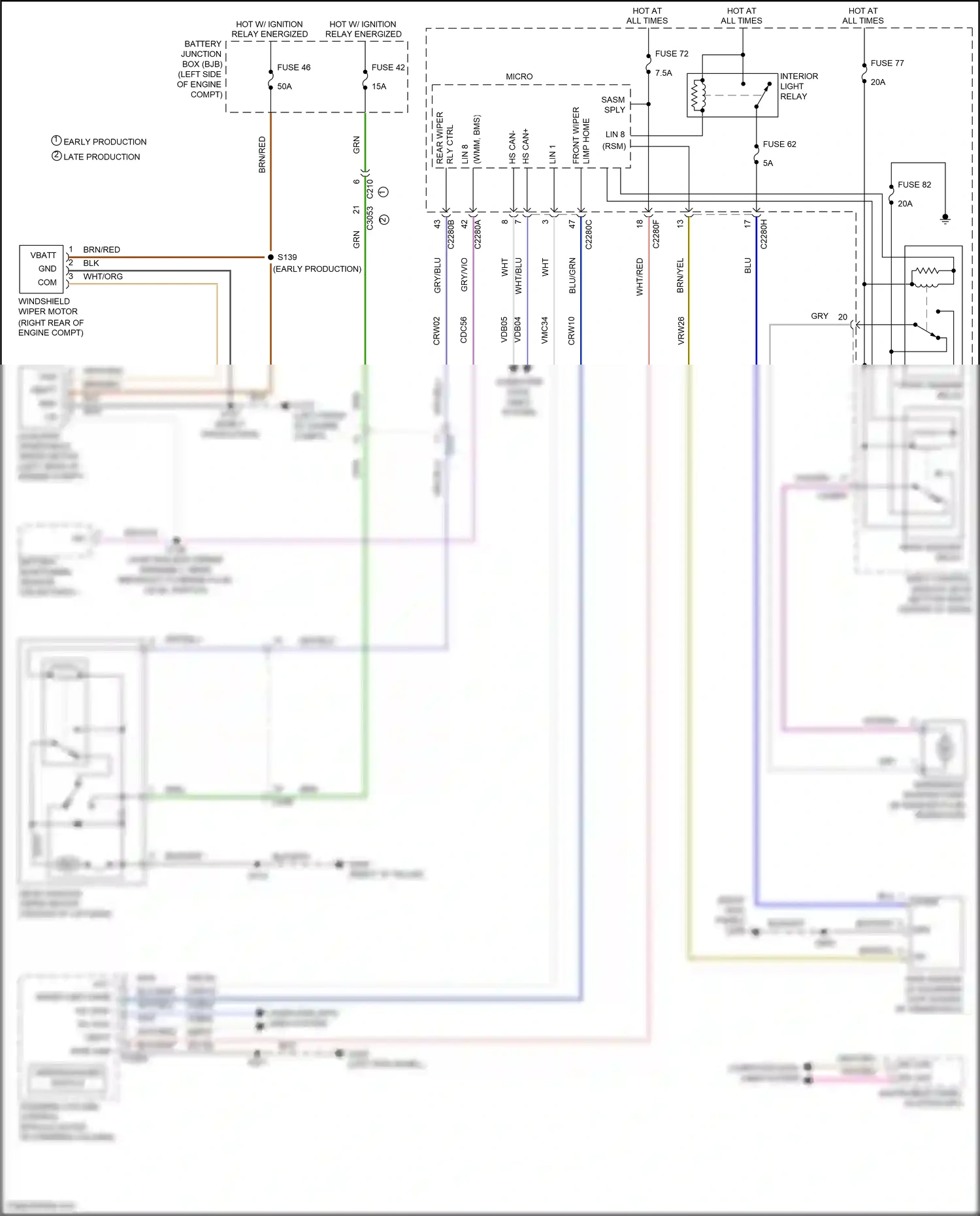 Ford Kuga II (2012-2016) vbatt wiring diagram  (10 of 50)