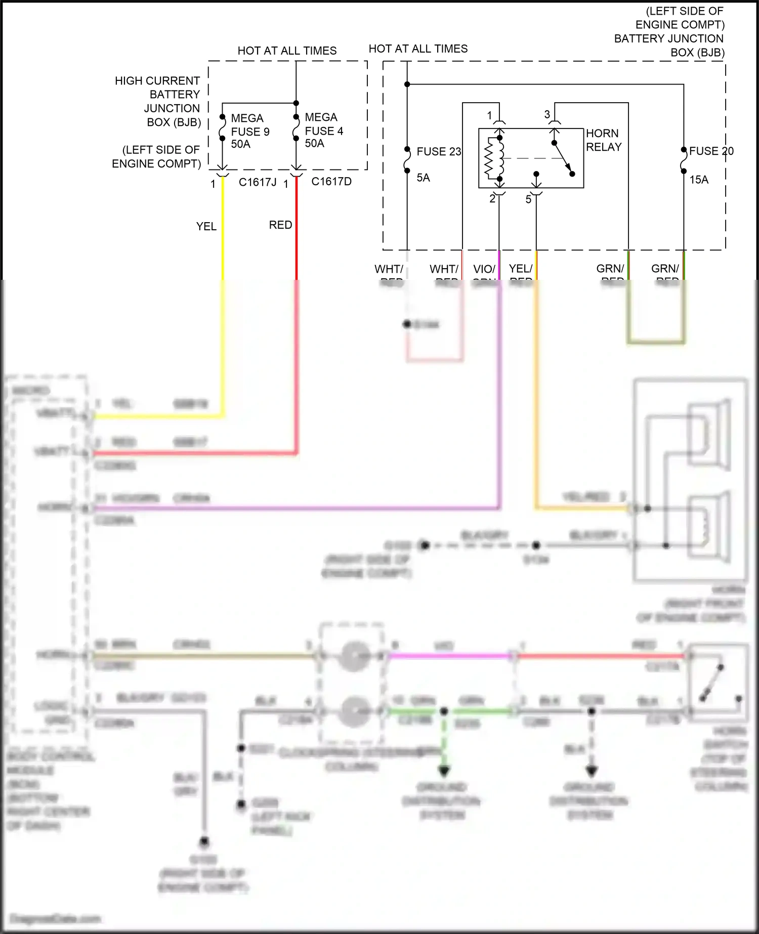 Ford Kuga II (2012-2016) vbatt wiring diagram  (35 of 50)