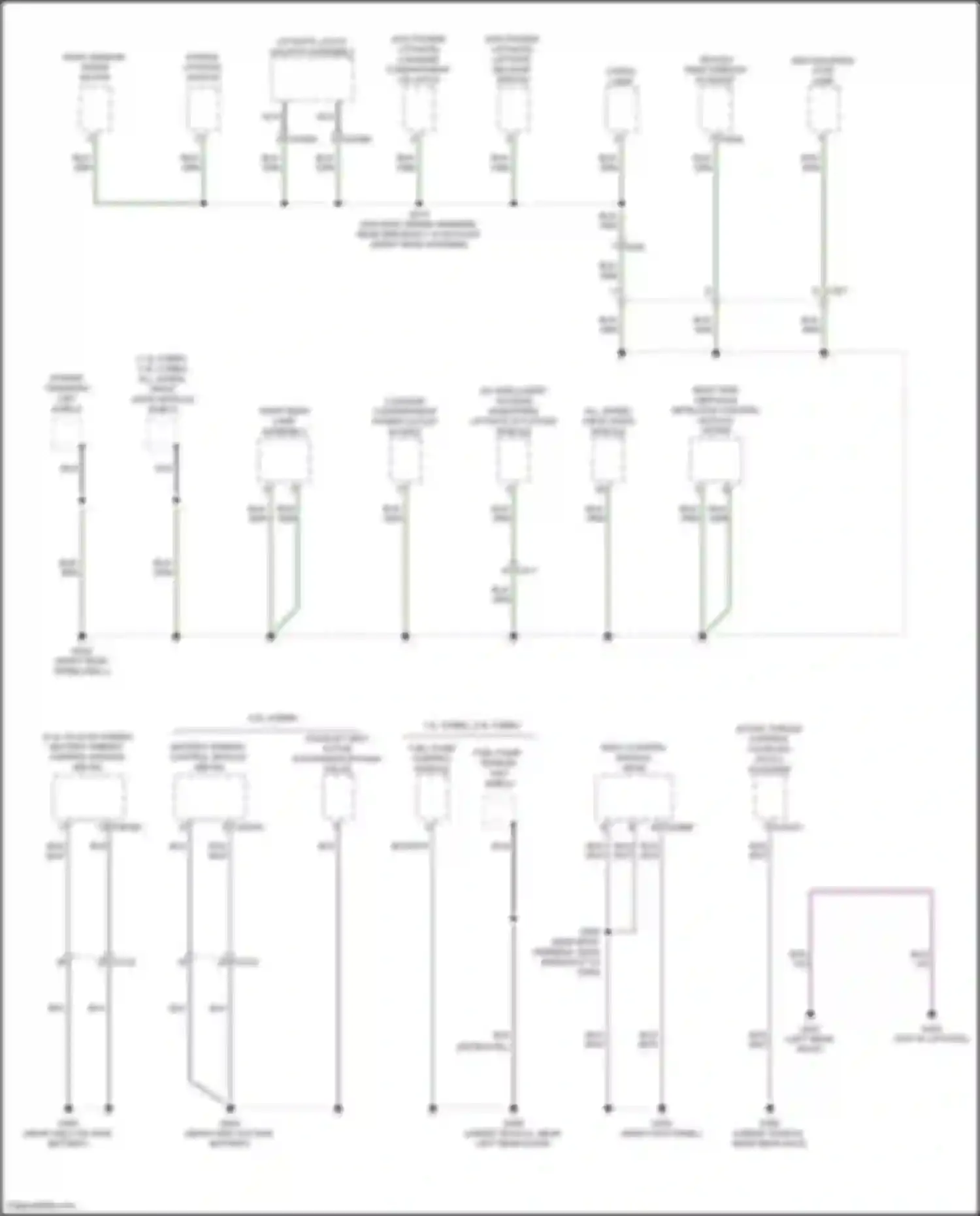 Kuga Ford III (2019-2024): Ground distribution circuit (6 of 6)