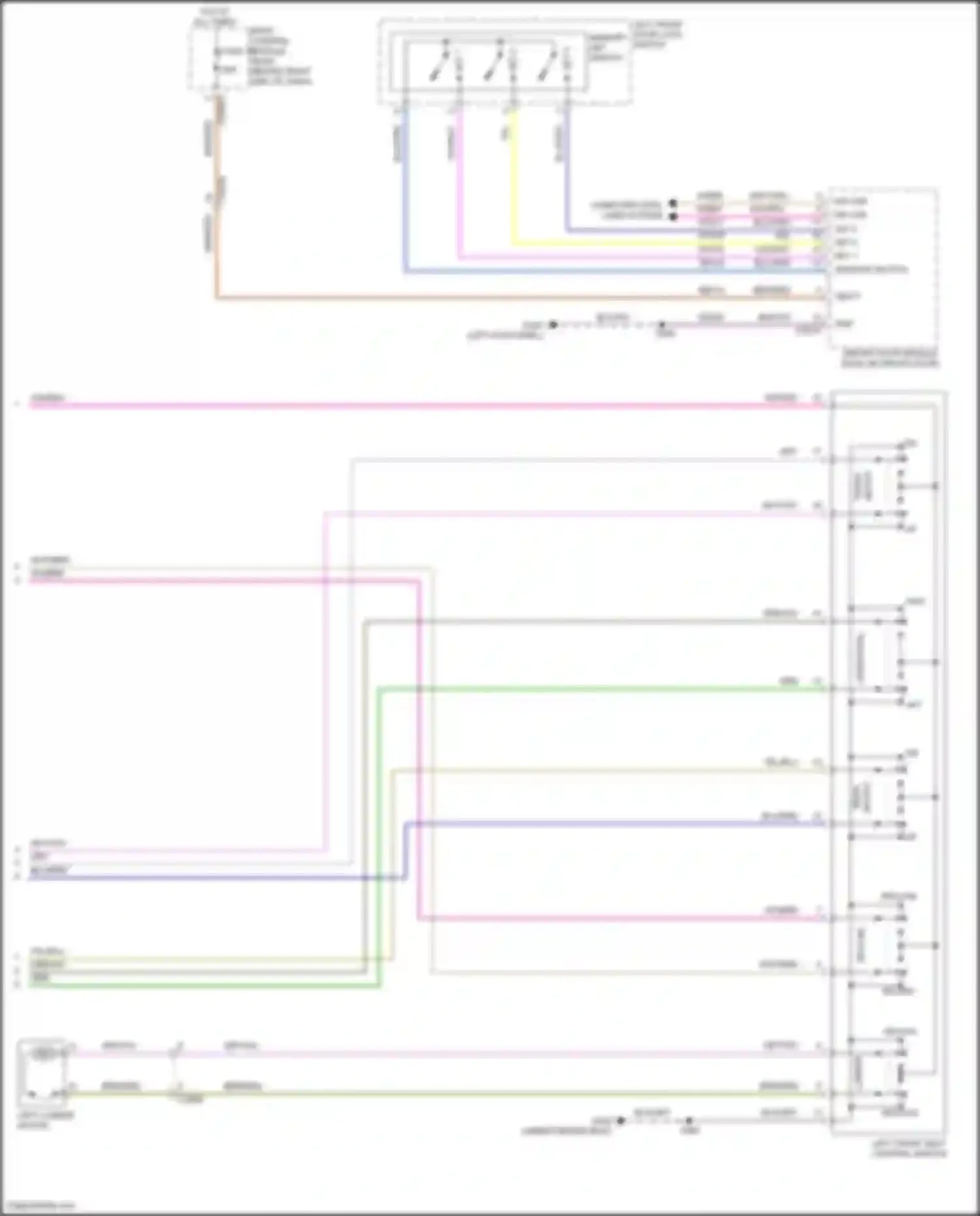 Kuga Ford III (2019-2024): Driver"s memory seat circuit (2 of 2)