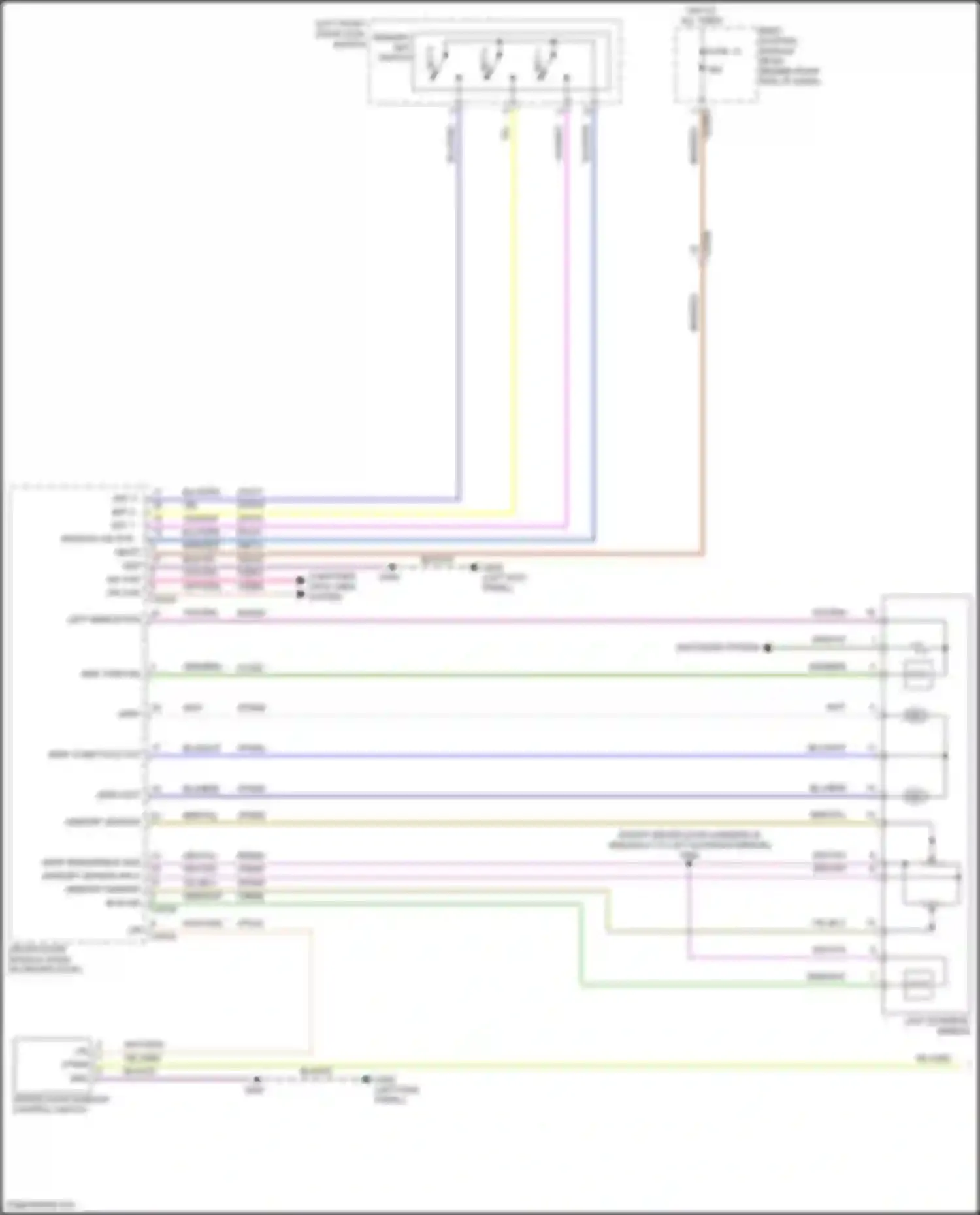 Kuga Ford III (2019-2024): Memory mirrors circuit (1 of 2)
