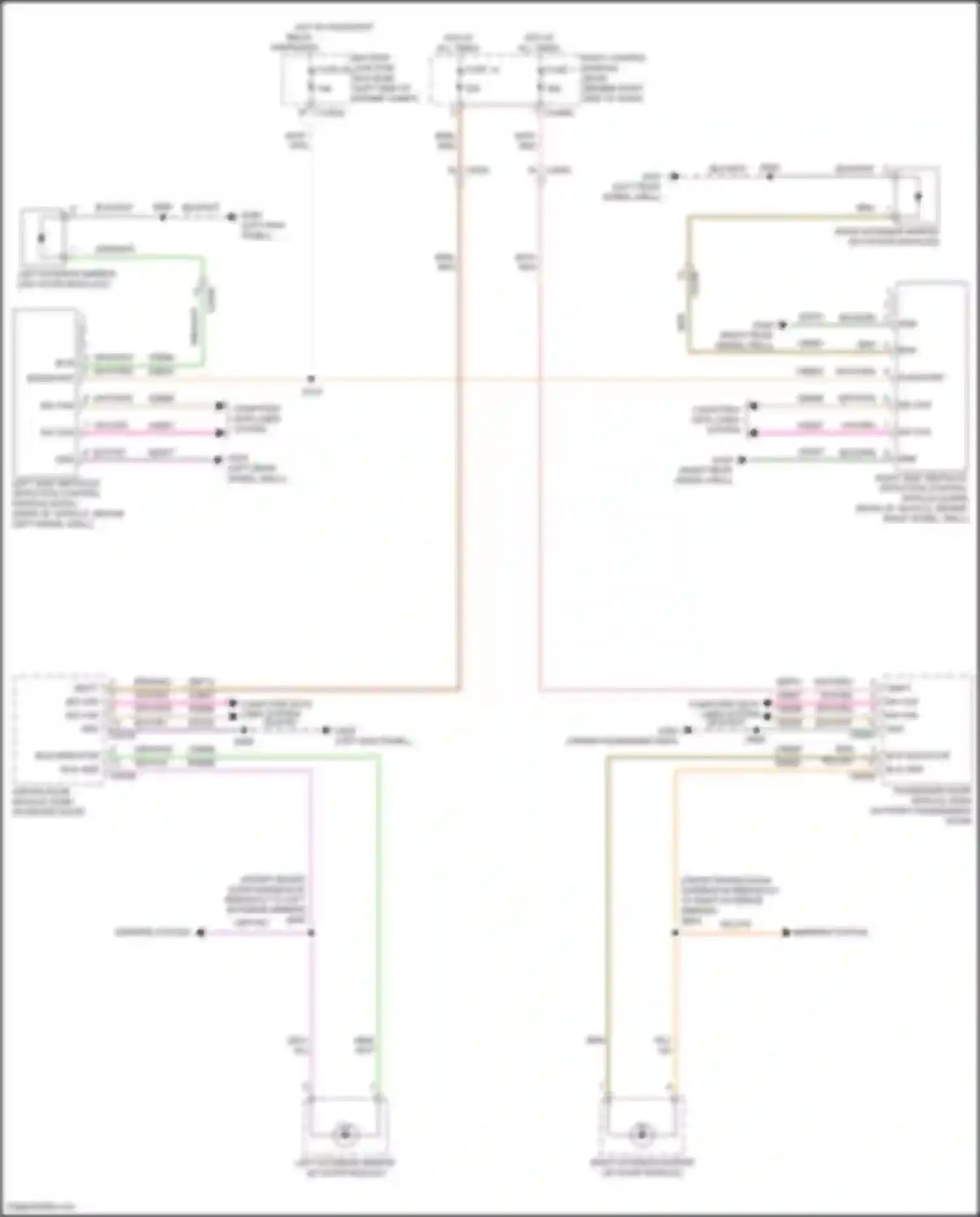 Kuga Ford III (2019-2024): Blind spot information system circuit