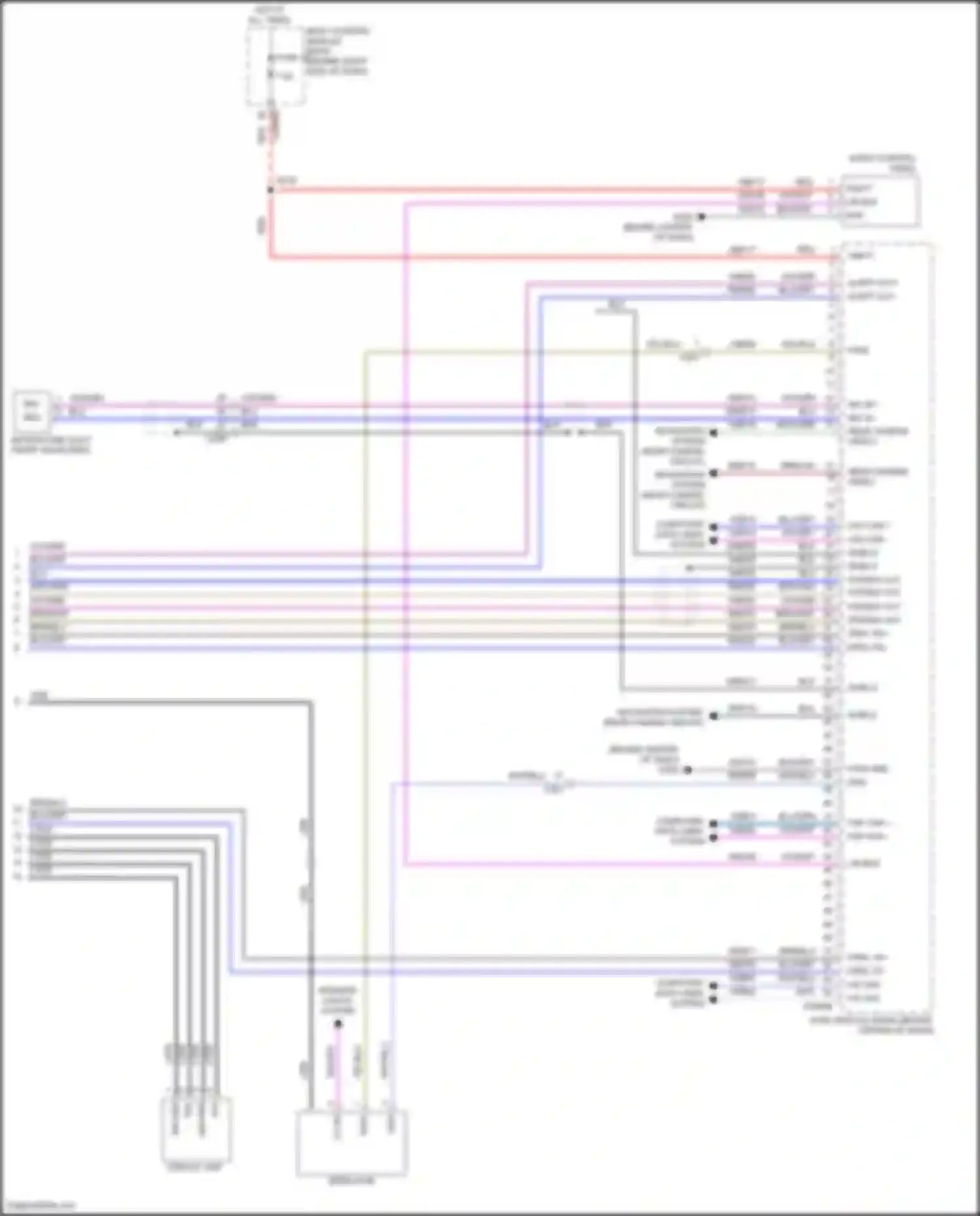 Kuga Ford III (2019-2024): Sync radio circuit (4 of 4)