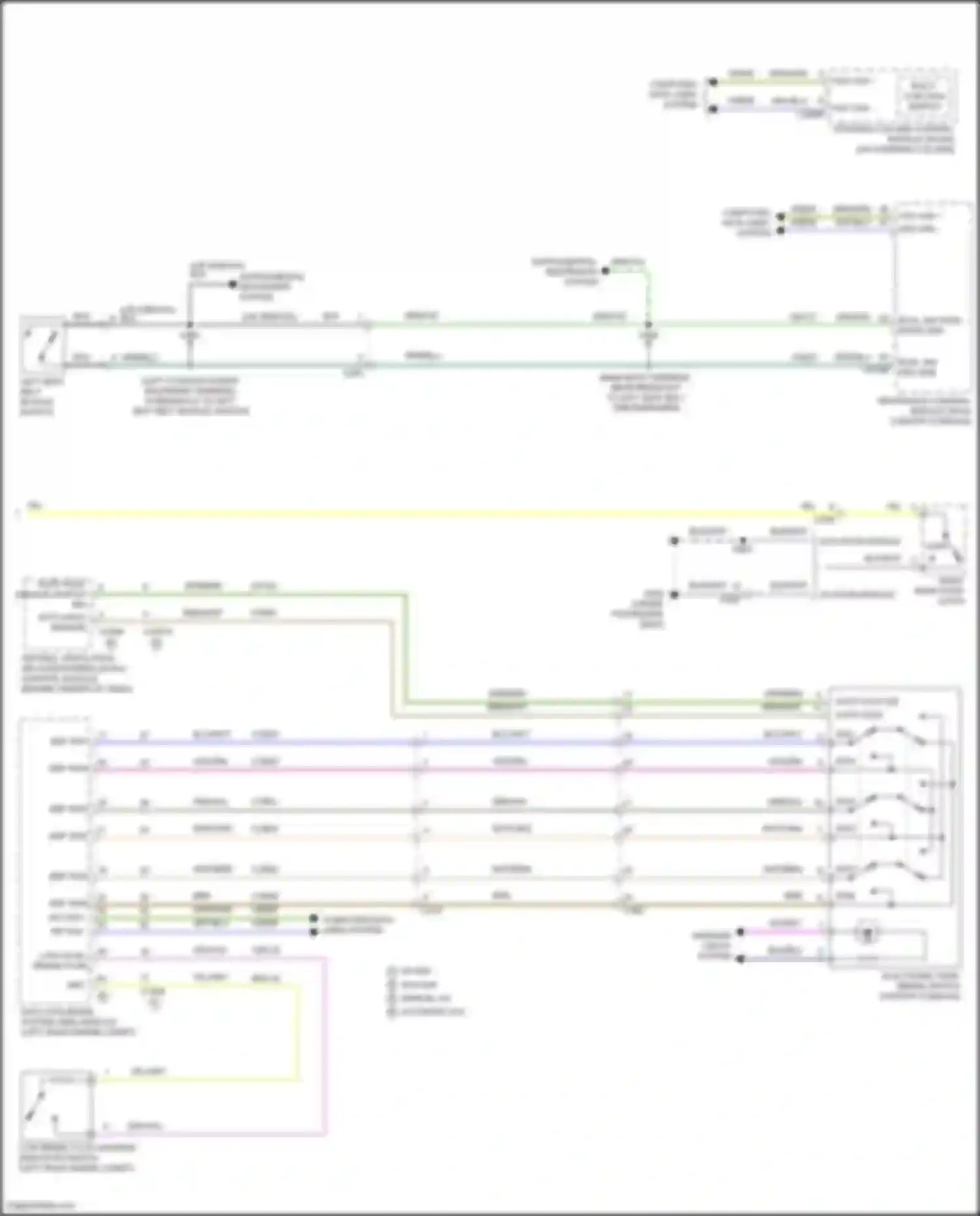 Kuga Ford III (2019-2024): Chime circuit (2 of 2)