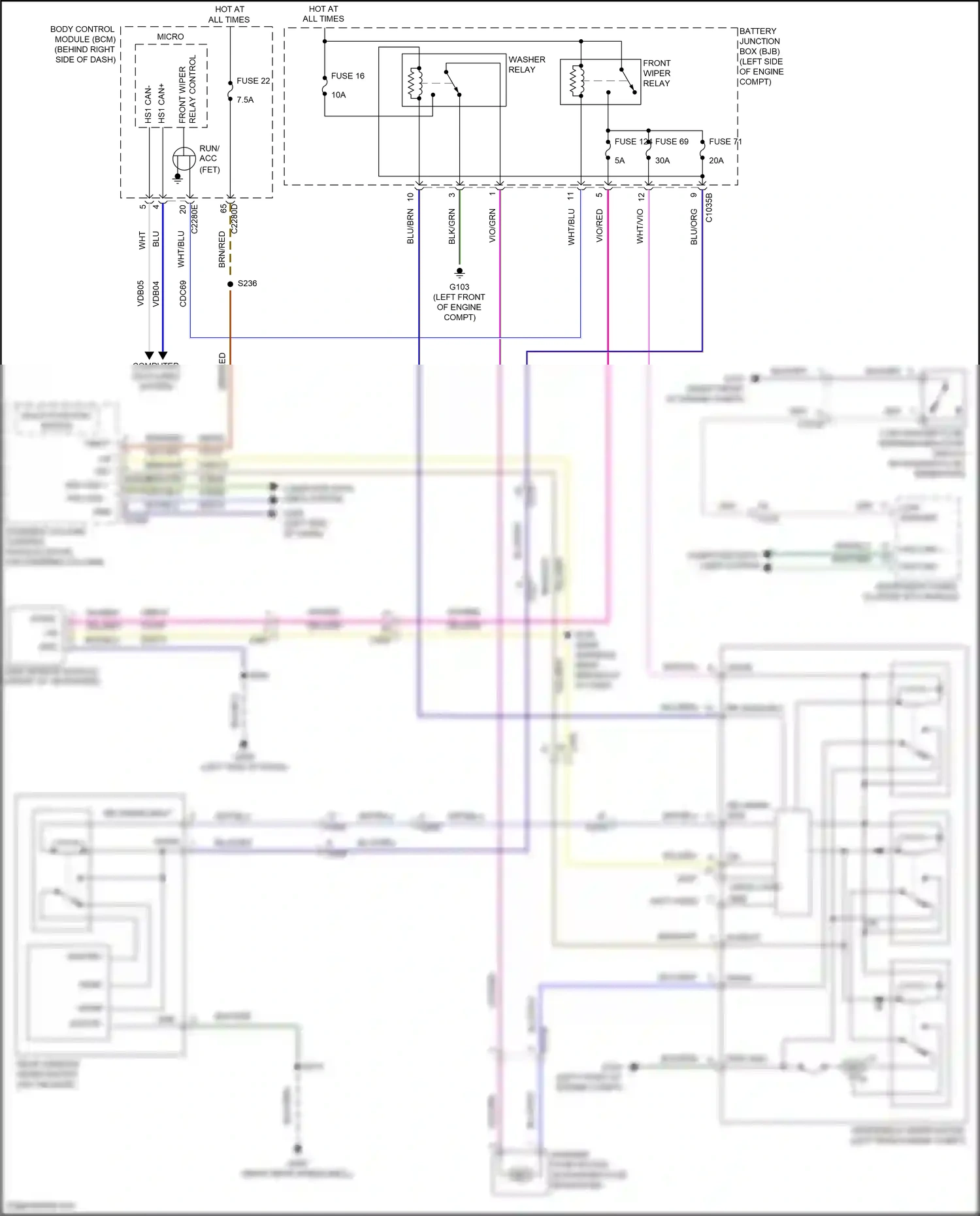 Ford Kuga III (2019-2024) computer data lines system wiring diagram  (10 of 98)