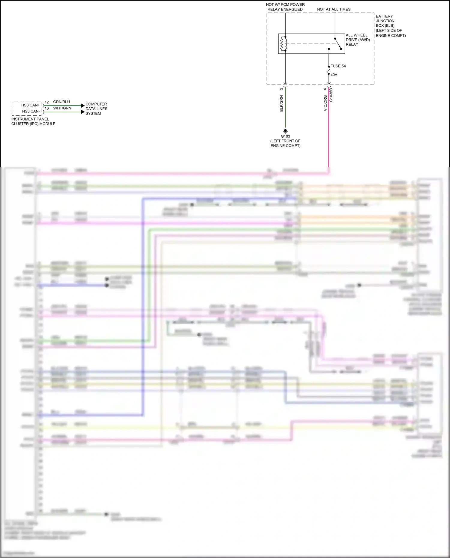 Ford Kuga III (2019-2024) computer data lines system wiring diagram  (82 of 98)