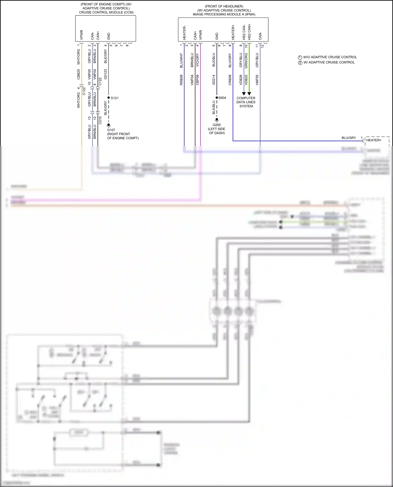 Ford Kuga III (2019-2024) computer data lines system wiring diagram  (45 of 98)