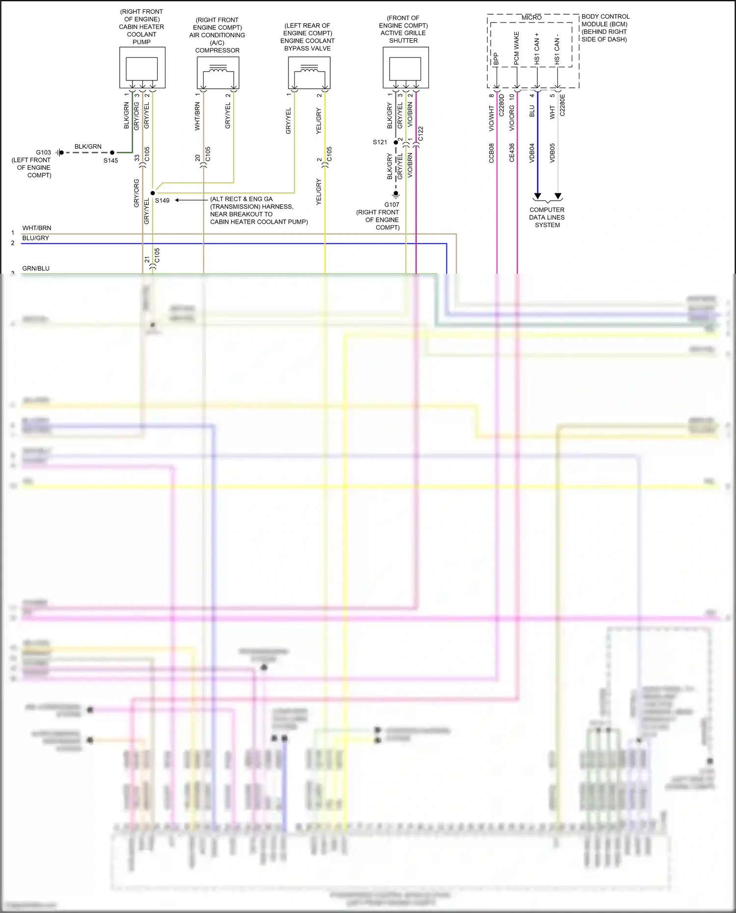 Ford Kuga III (2019-2024) computer data lines system wiring diagram  (75 of 98)