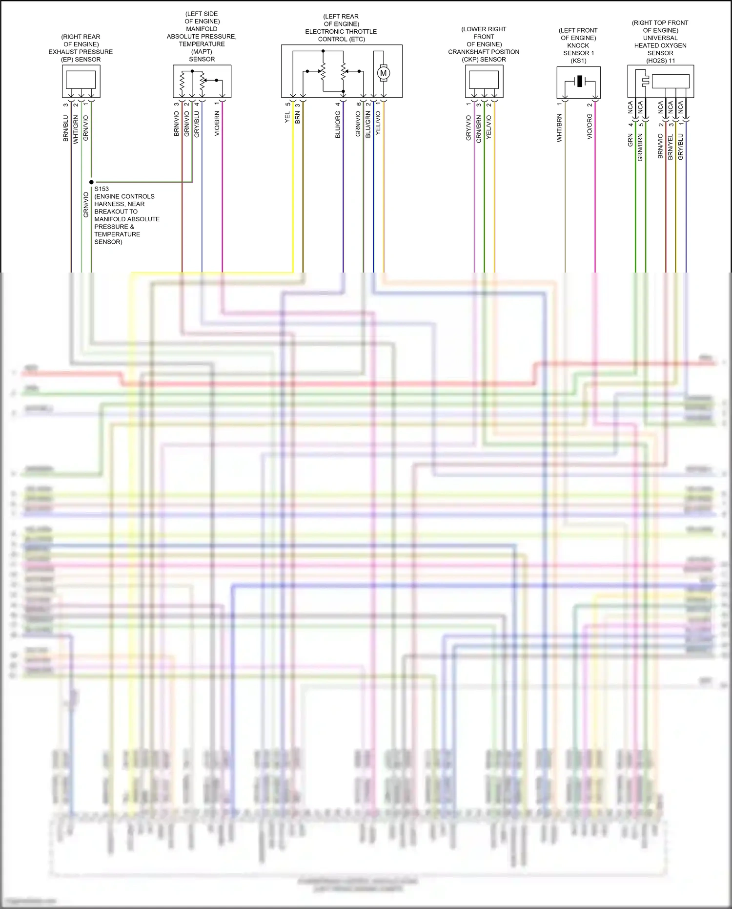 Ford Kuga III (2019-2024) powertrain control module (pcm) (left front engine compt) wiring diagram  (7 of 11)