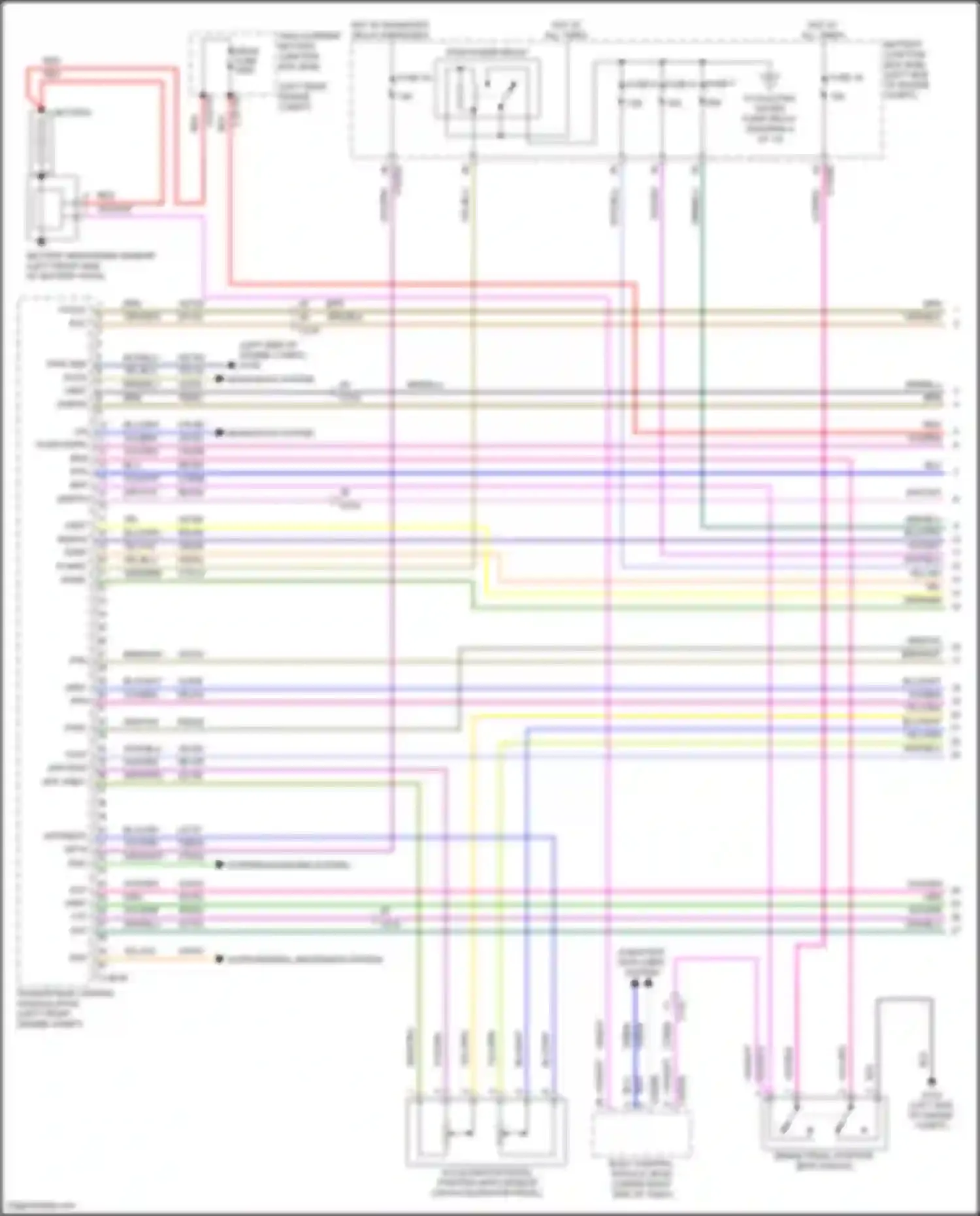Maverick Ford III (2021-2024): Wiring diagram engine performance 2.5l hybrid (1 of 12)