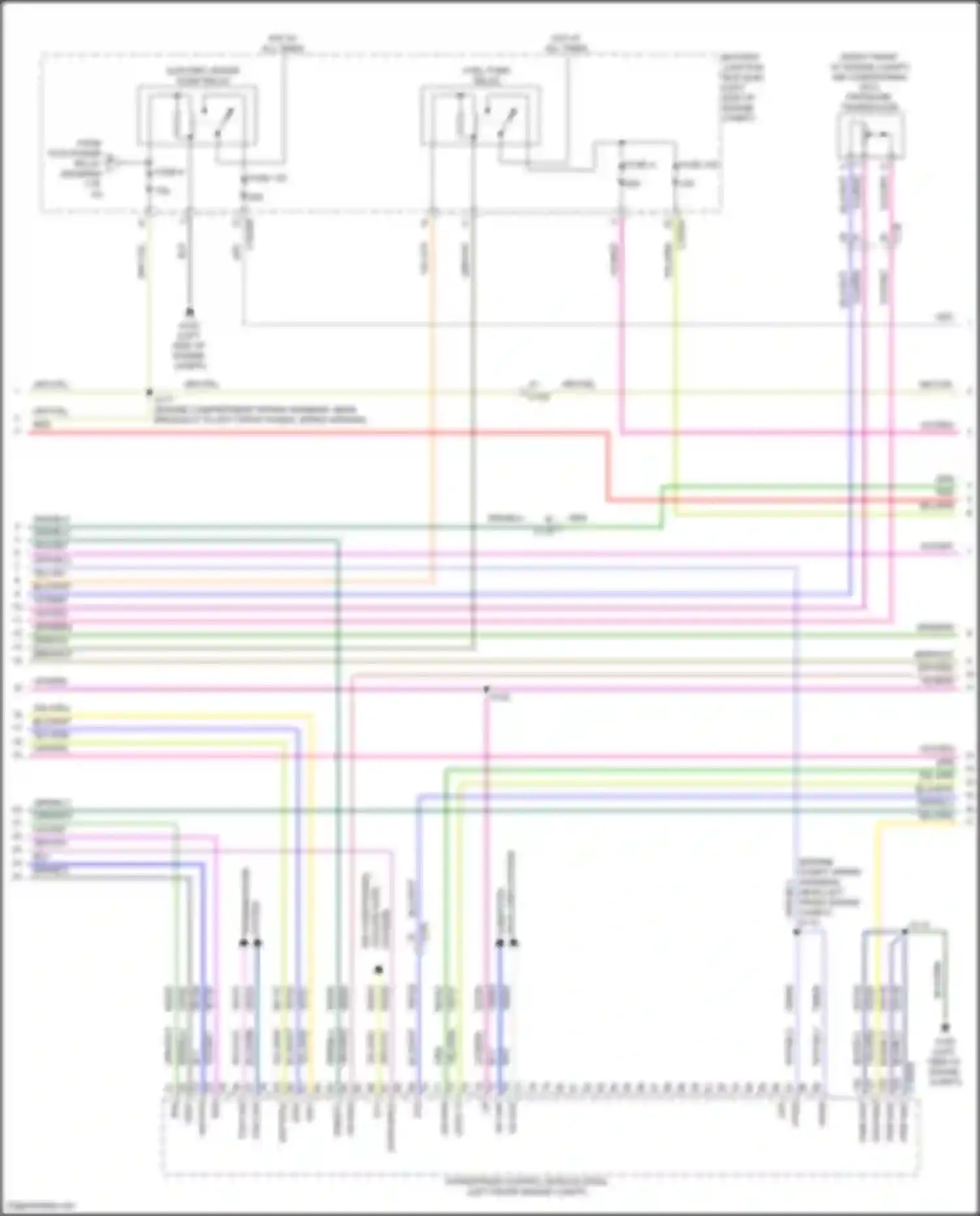 Maverick Ford III (2021-2024): Wiring diagram engine performance 2.5l hybrid (3 of 12)