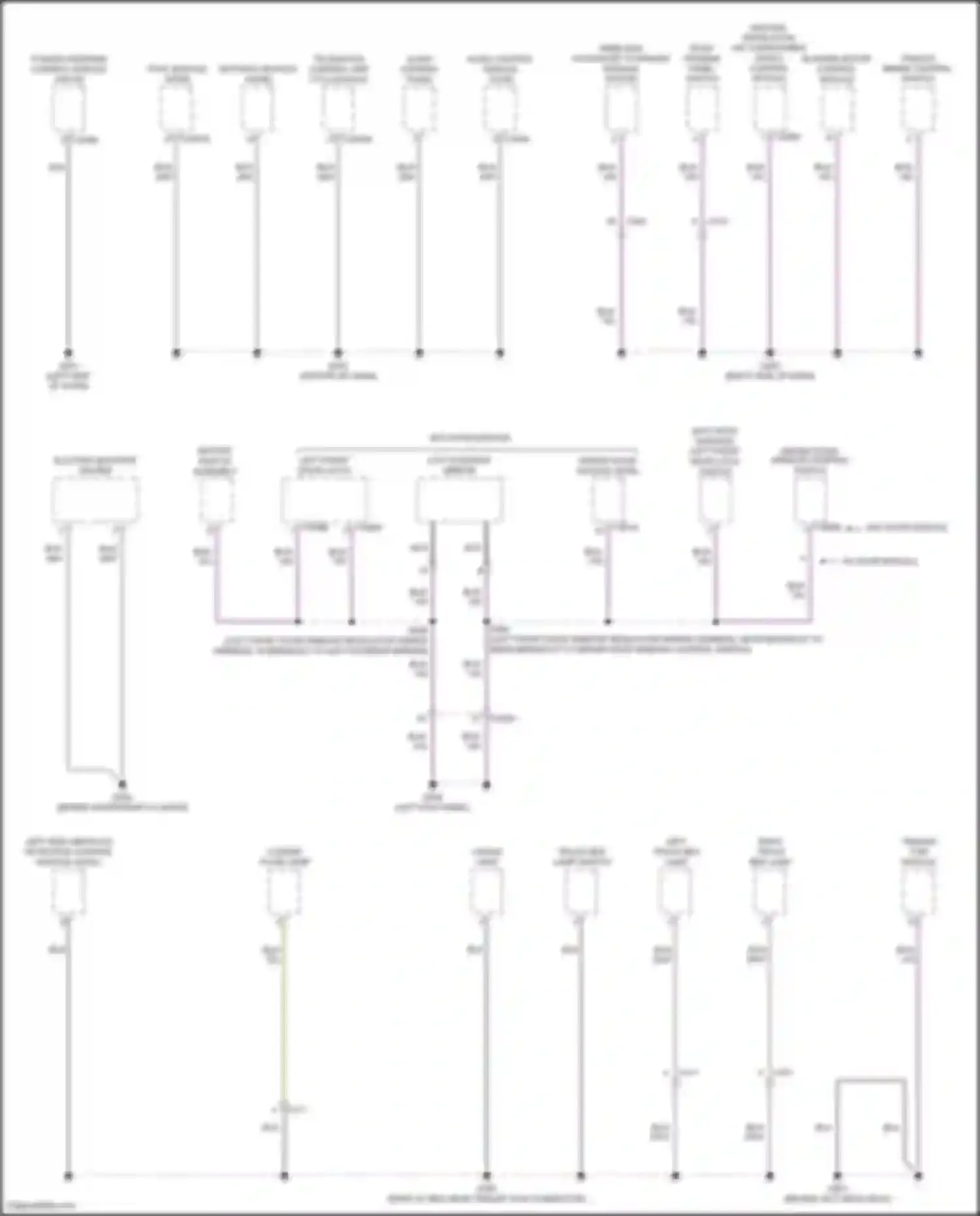 Maverick Ford III (2021-2024): Ground distribution circuit (3 of 5)
