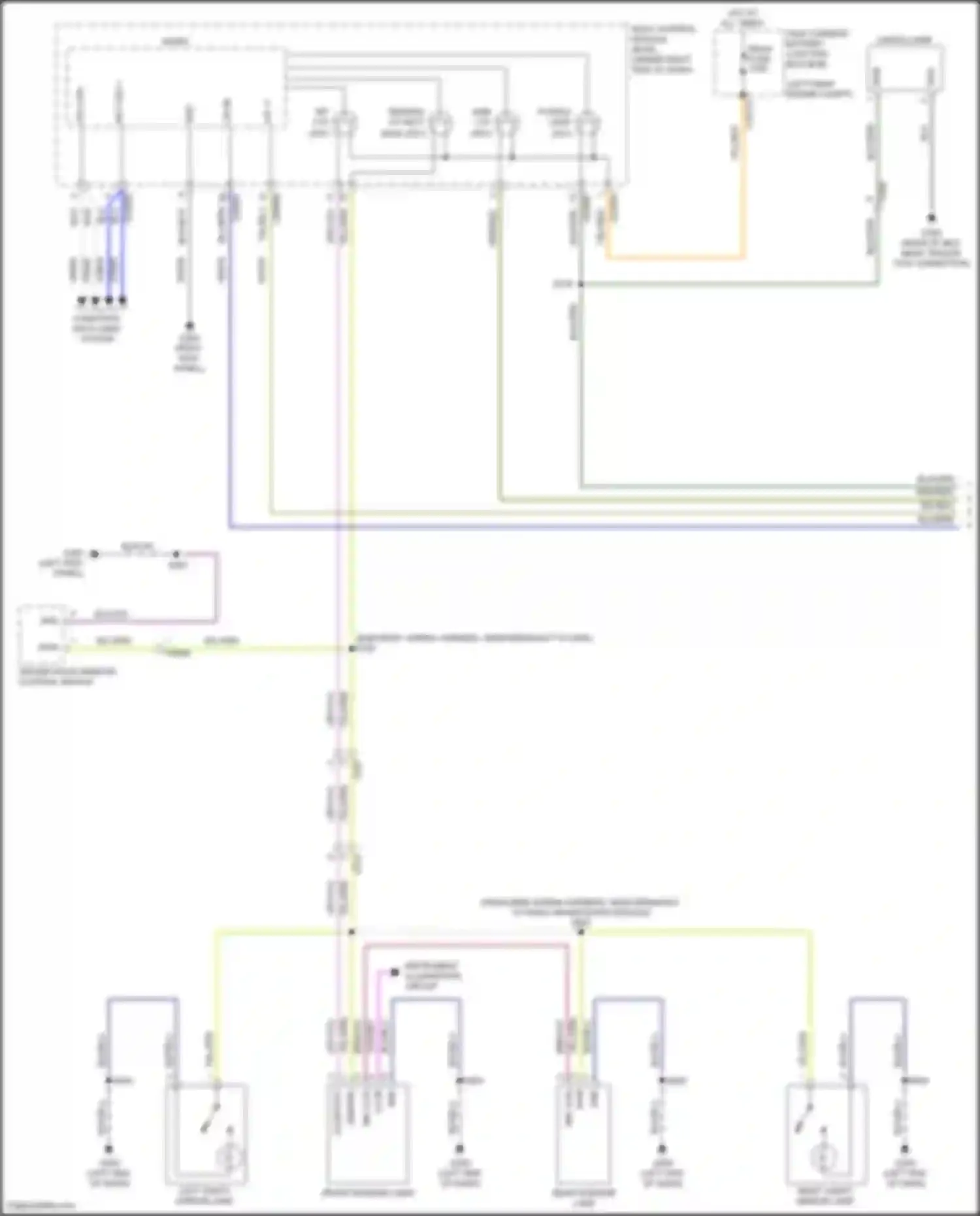 Maverick Ford III (2021-2024): Courtesy lamps circuit (1 of 3)