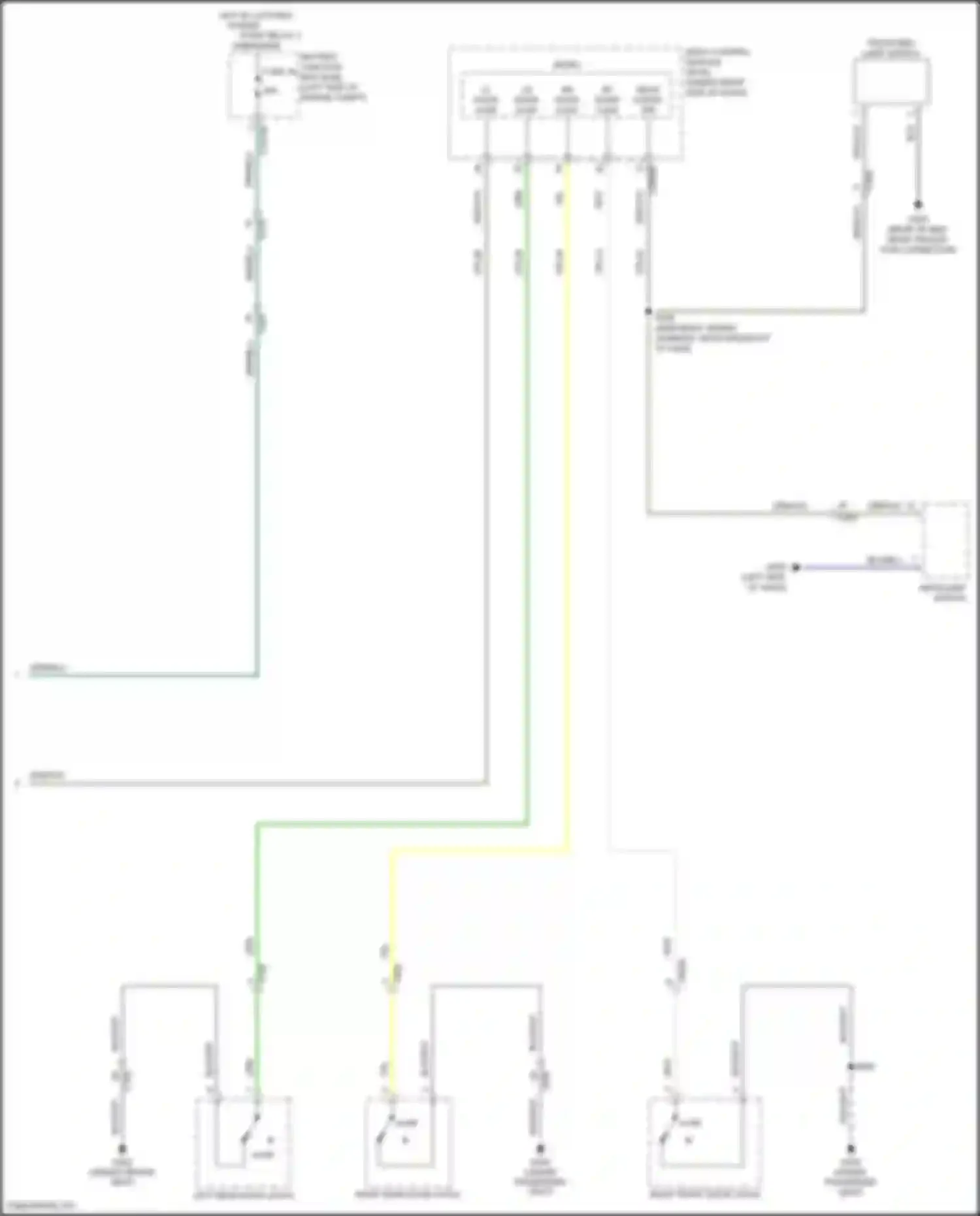 Maverick Ford III (2021-2024): Courtesy lamps circuit (3 of 3)