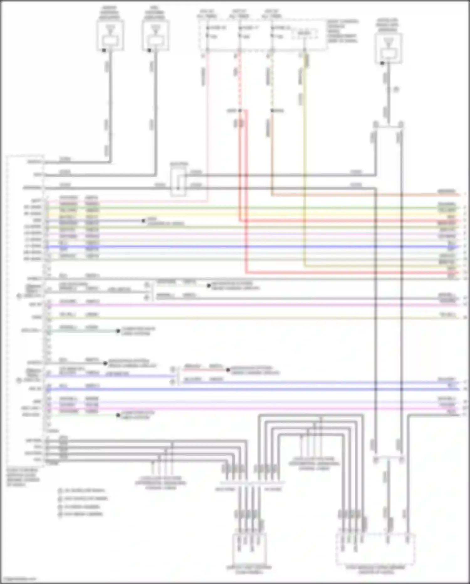 Maverick Ford III (2021-2024): Navigation circuit, 6 speakers (1 of 4)