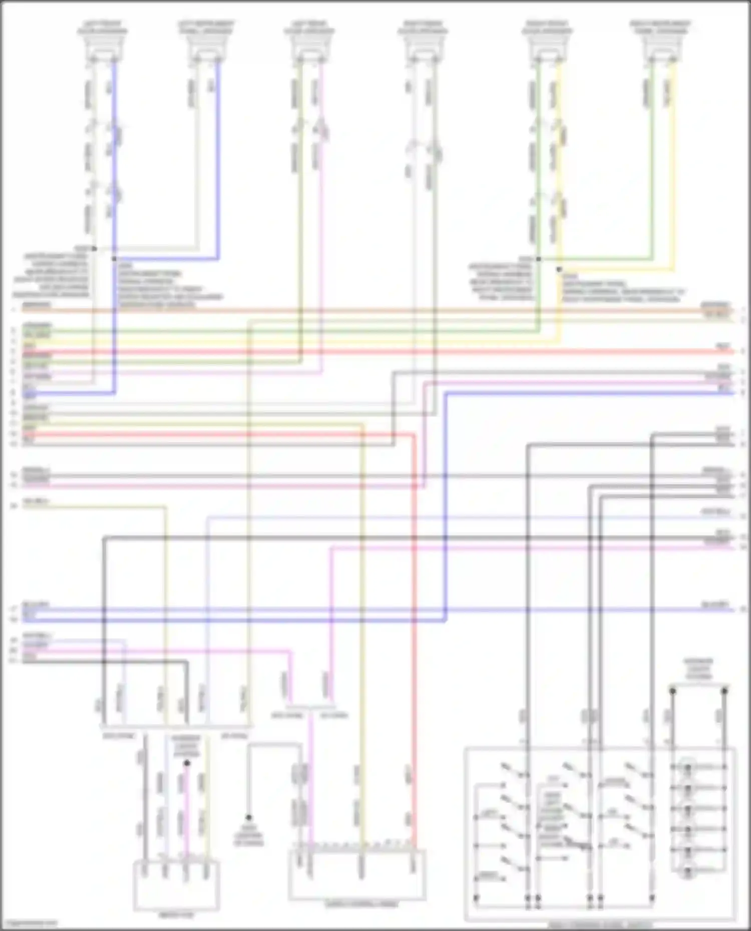 Maverick Ford III (2021-2024): Navigation circuit, 6 speakers (2 of 4)