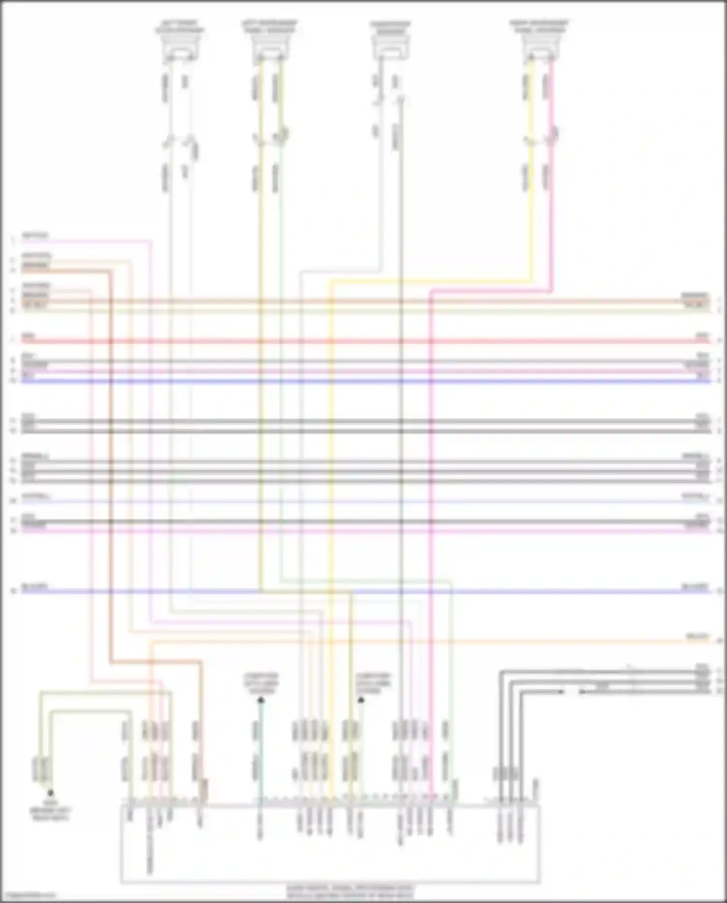Maverick Ford III (2021-2024): Navigation circuit, 8 speakers (3 of 5)