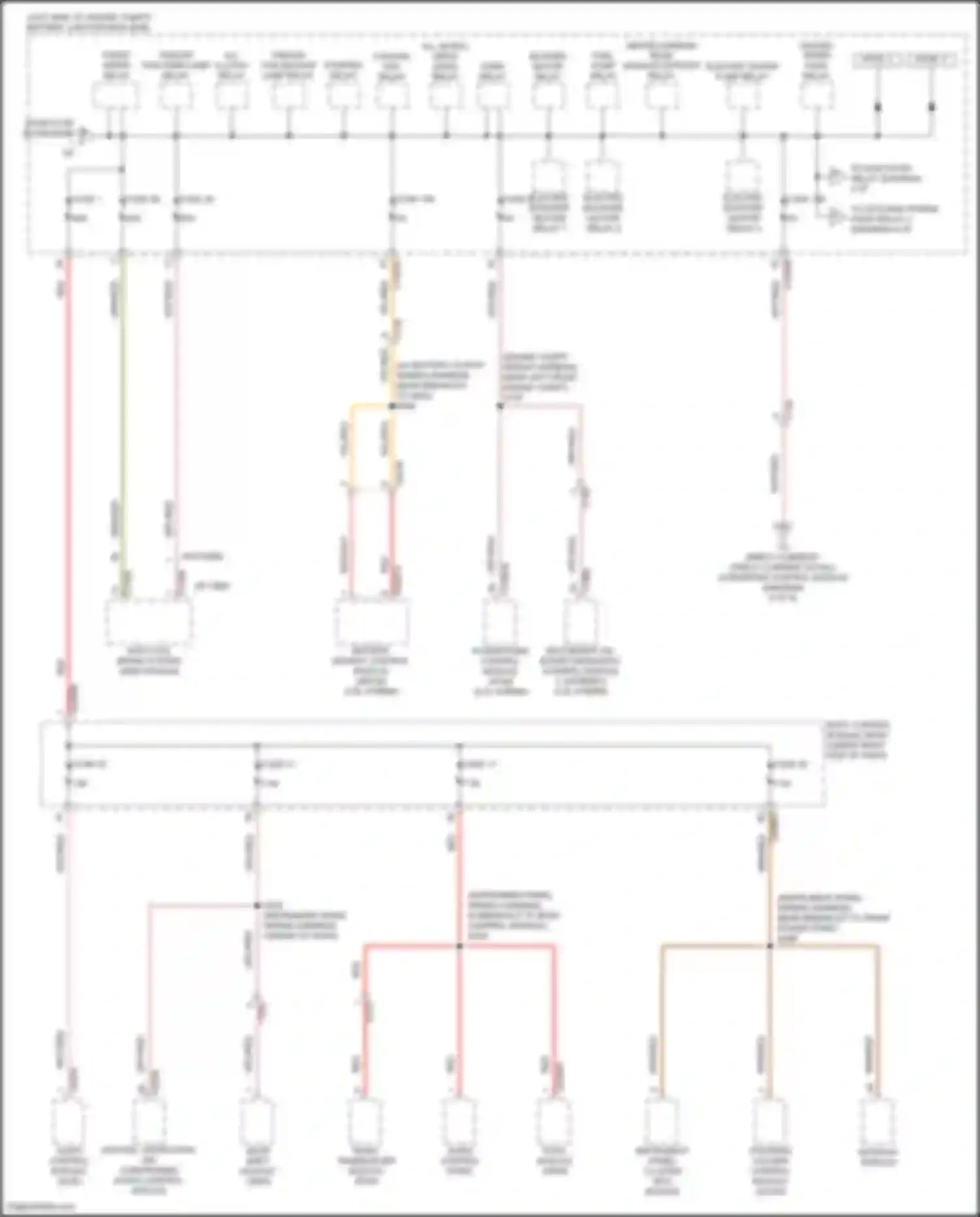 Maverick Ford III (2021-2024): Power distribution circuit (2 of 9)