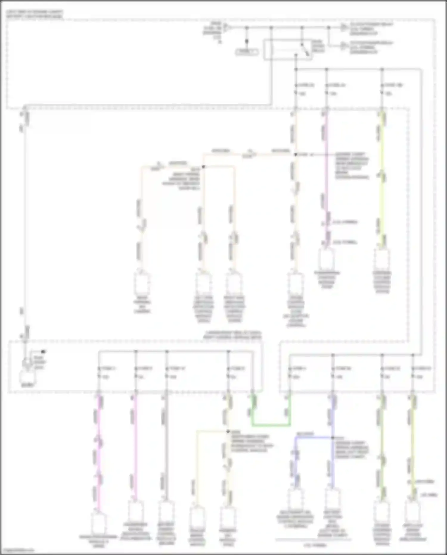 Maverick Ford III (2021-2024): Power distribution circuit (3 of 9)