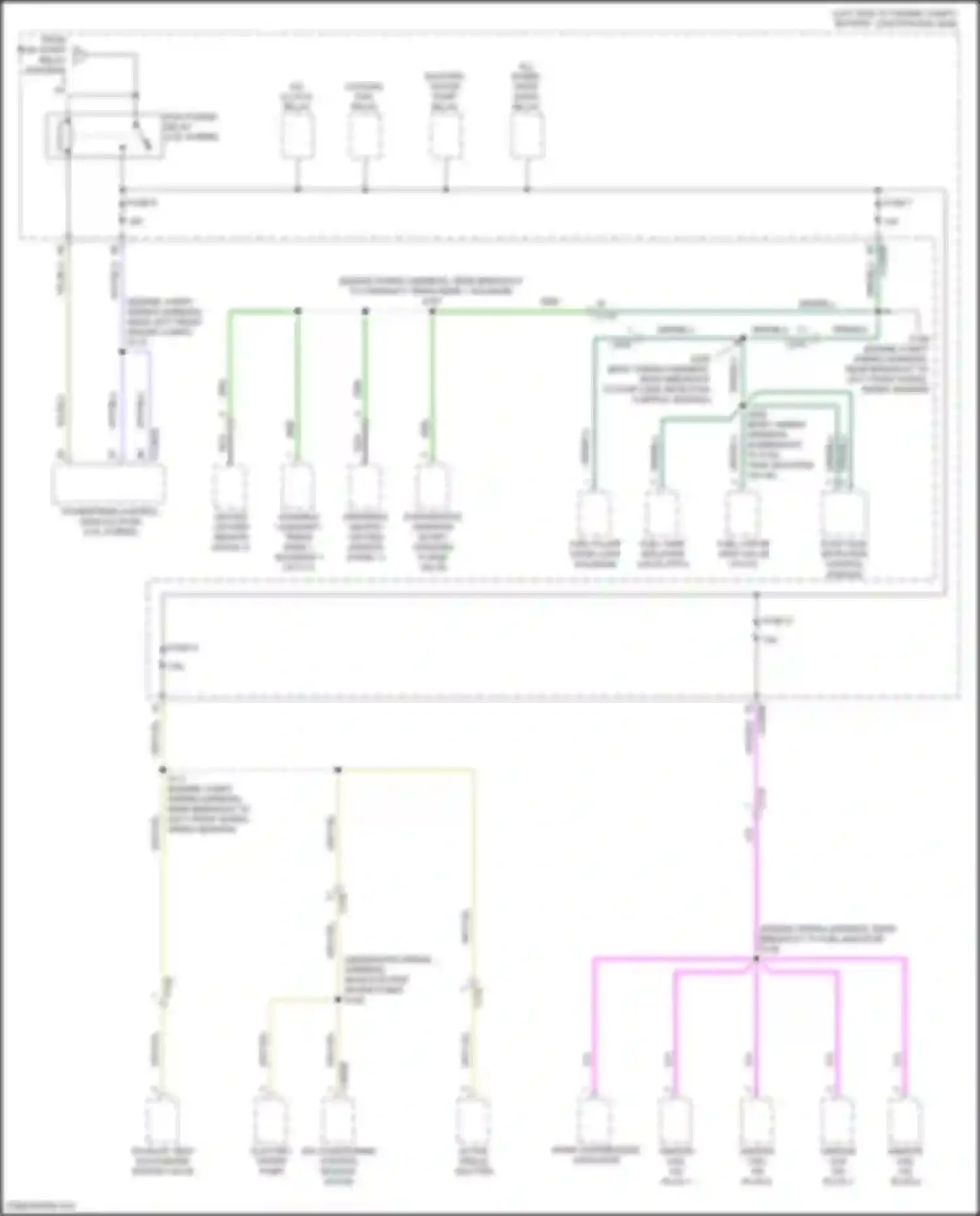 Maverick Ford III (2021-2024): Power distribution circuit (5 of 9)