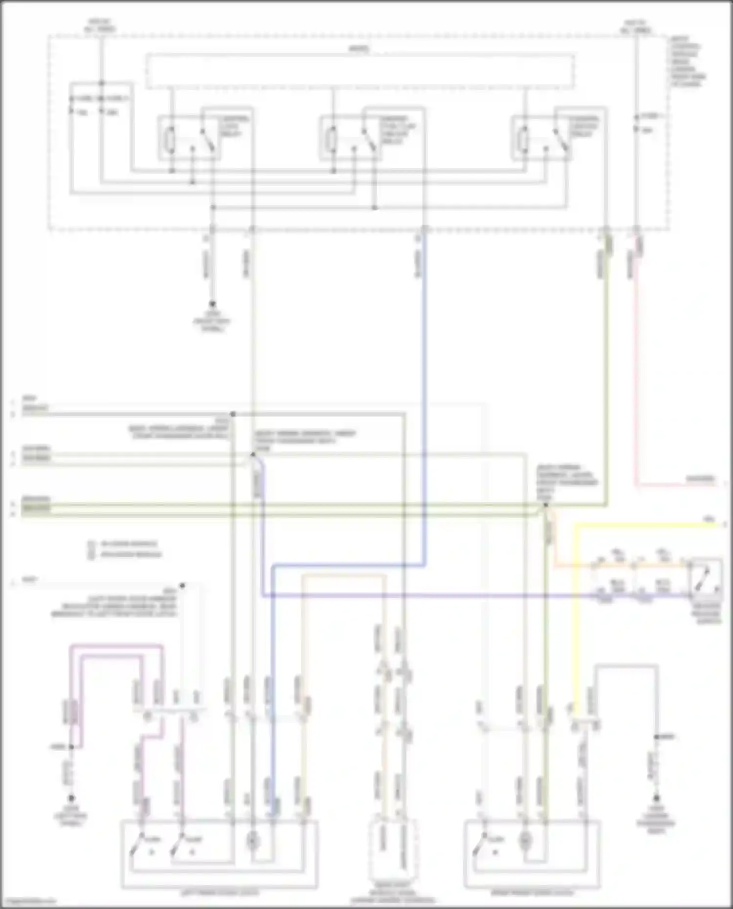Maverick Ford III (2021-2024): Power door locks circuit (2 of 5)