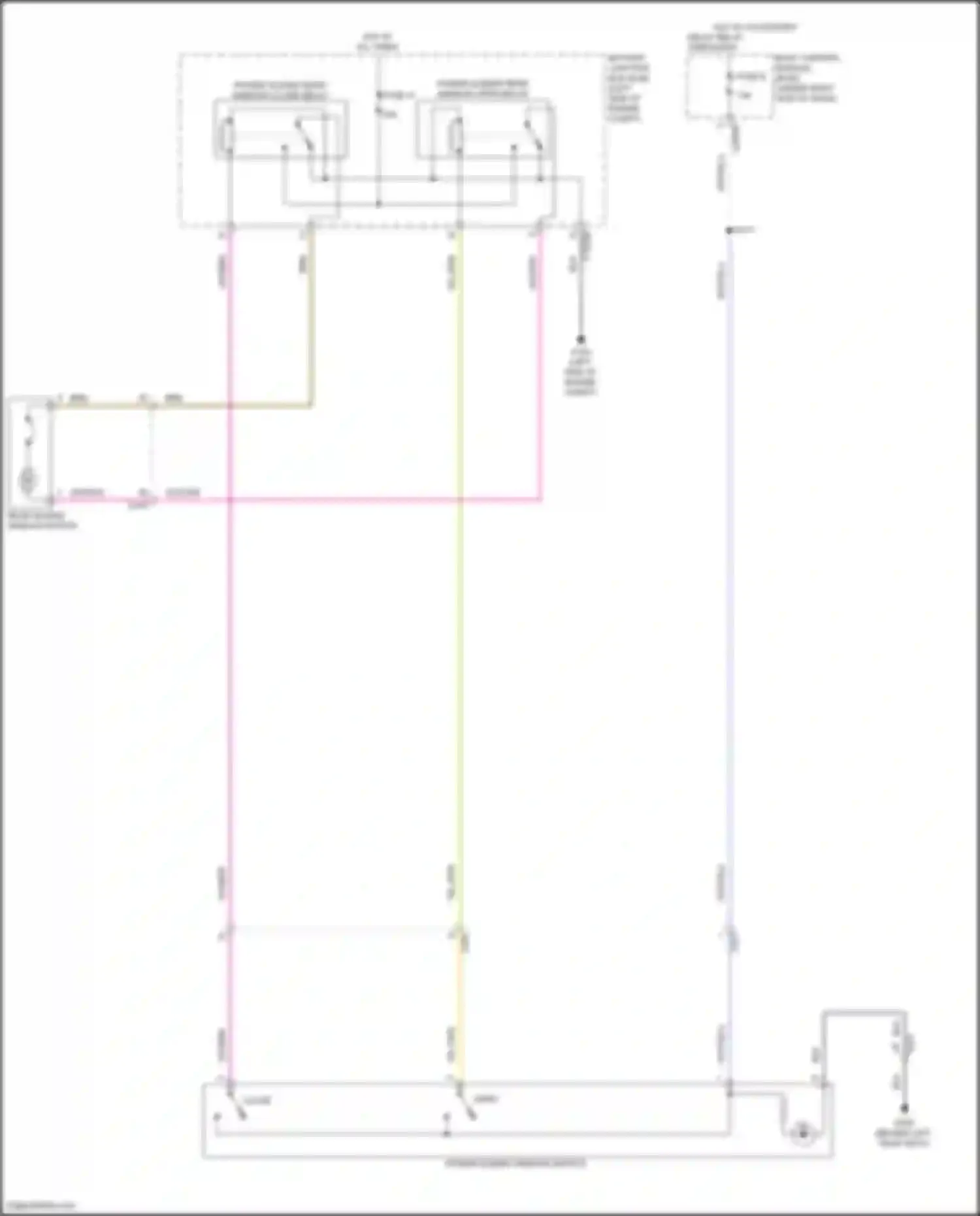 Maverick Ford III (2021-2024): Sliding rear window circuit