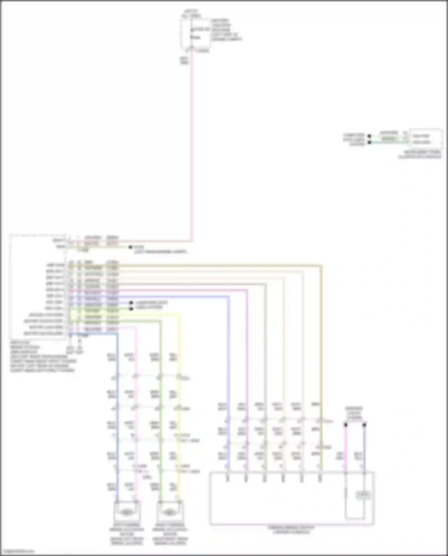 Maverick Ford III (2021-2024): Electric parking brake circuit