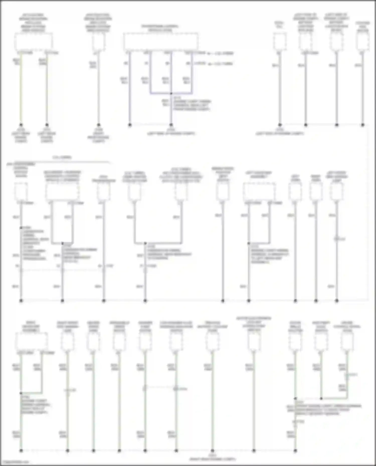 Wiring diagram active grille shutter for Ford Maverick III (2021-2024) (5 of 9)