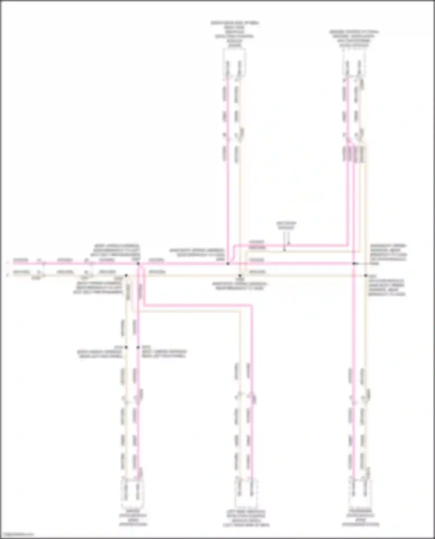 Wiring diagram driver door for Ford Maverick III (2021-2024) (4 of 12)