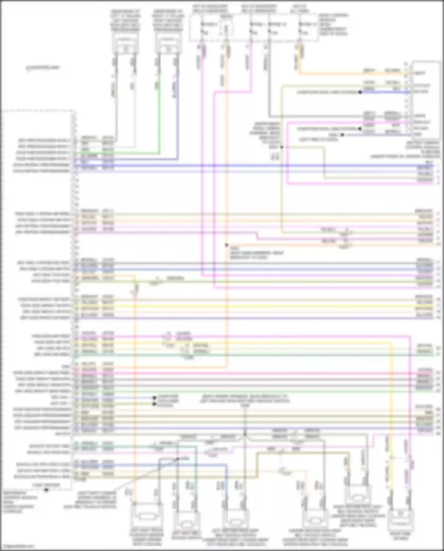Wiring diagram drv side impact sens rtn for Ford Maverick III (2021-2024) (1 of 1)