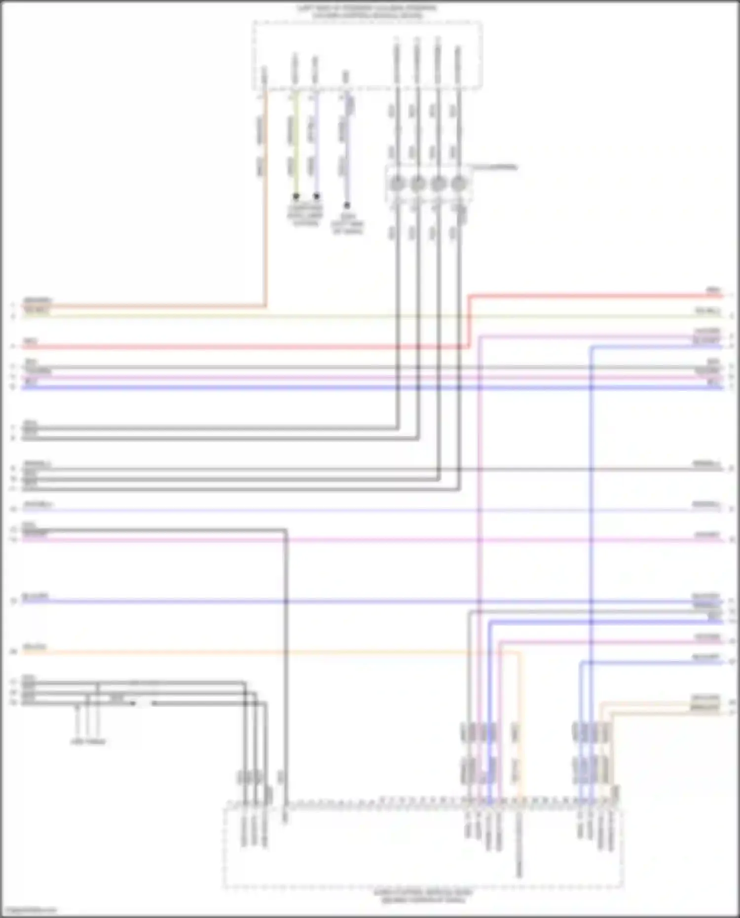 Wiring diagram enable/clip detect for Ford Maverick III (2021-2024) (2 of 4)