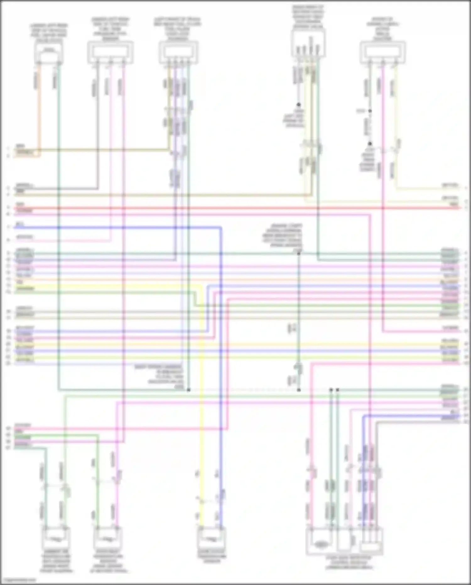 Wiring diagram exhaust heat exchanger bypass valve for Ford Maverick III (2021-2024) (3 of 3)