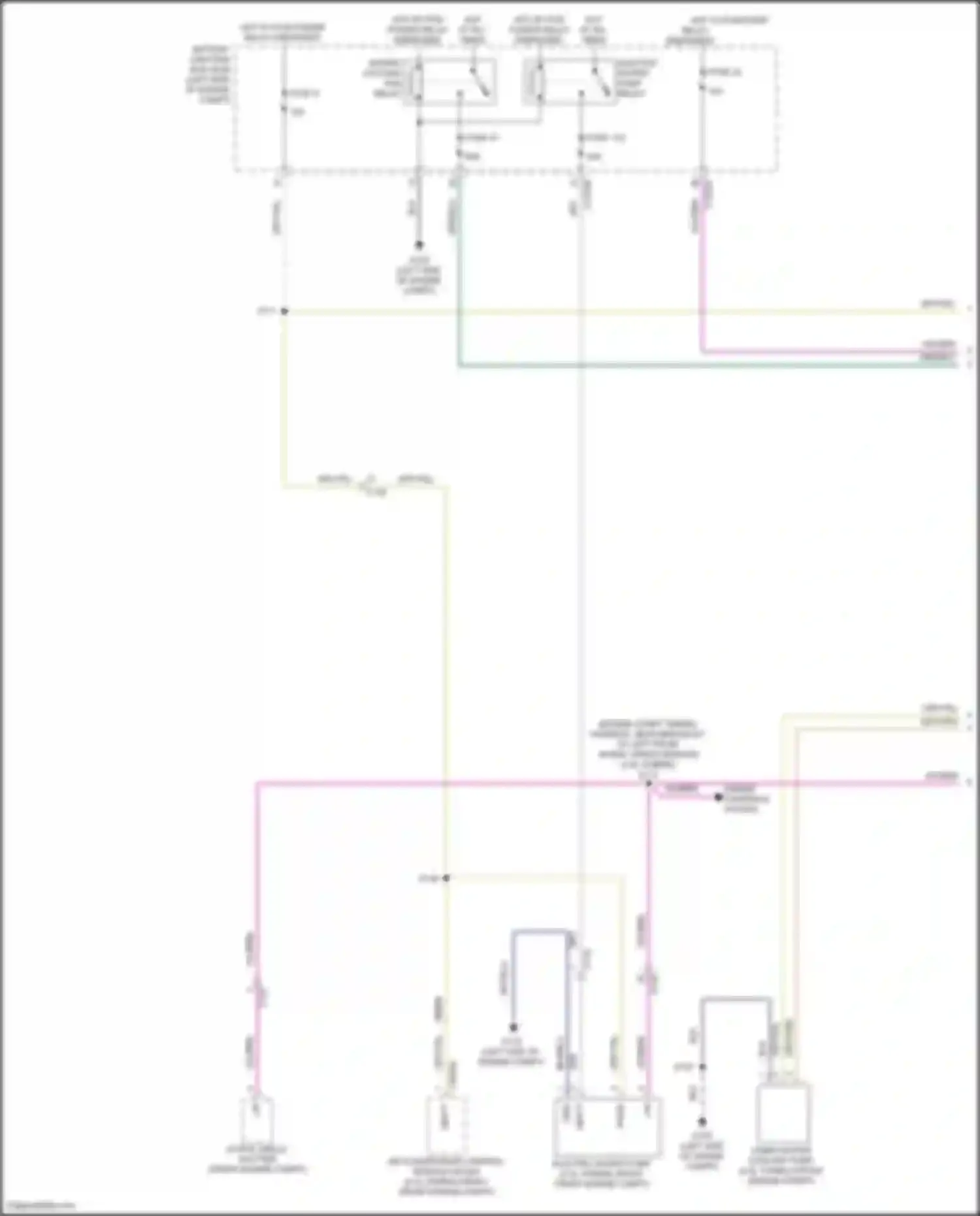 Wiring diagram hot w/ run/start relay energized for Ford Maverick III (2021-2024) (4 of 15)