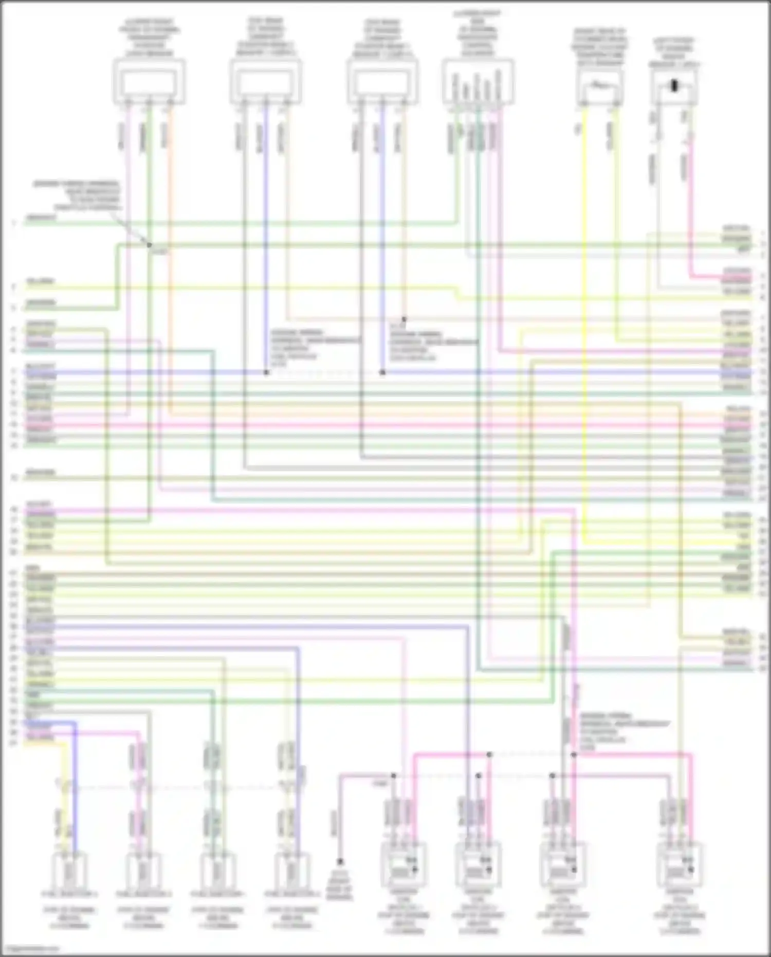 Wiring diagram ignition coil on plug 1 for Ford Maverick III (2021-2024) (4 of 5)