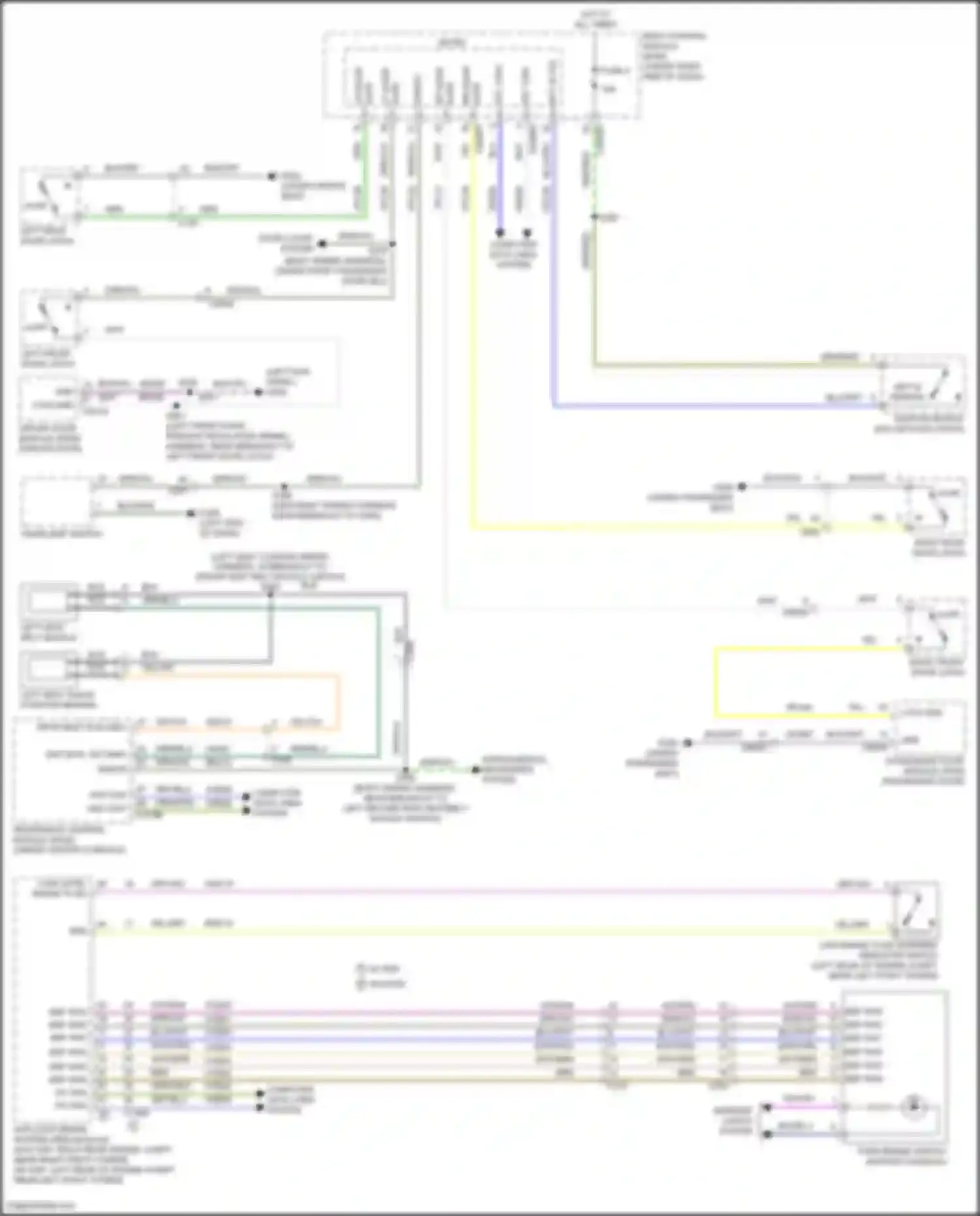Wiring diagram low level brake fluid for Ford Maverick III (2021-2024) (3 of 4)