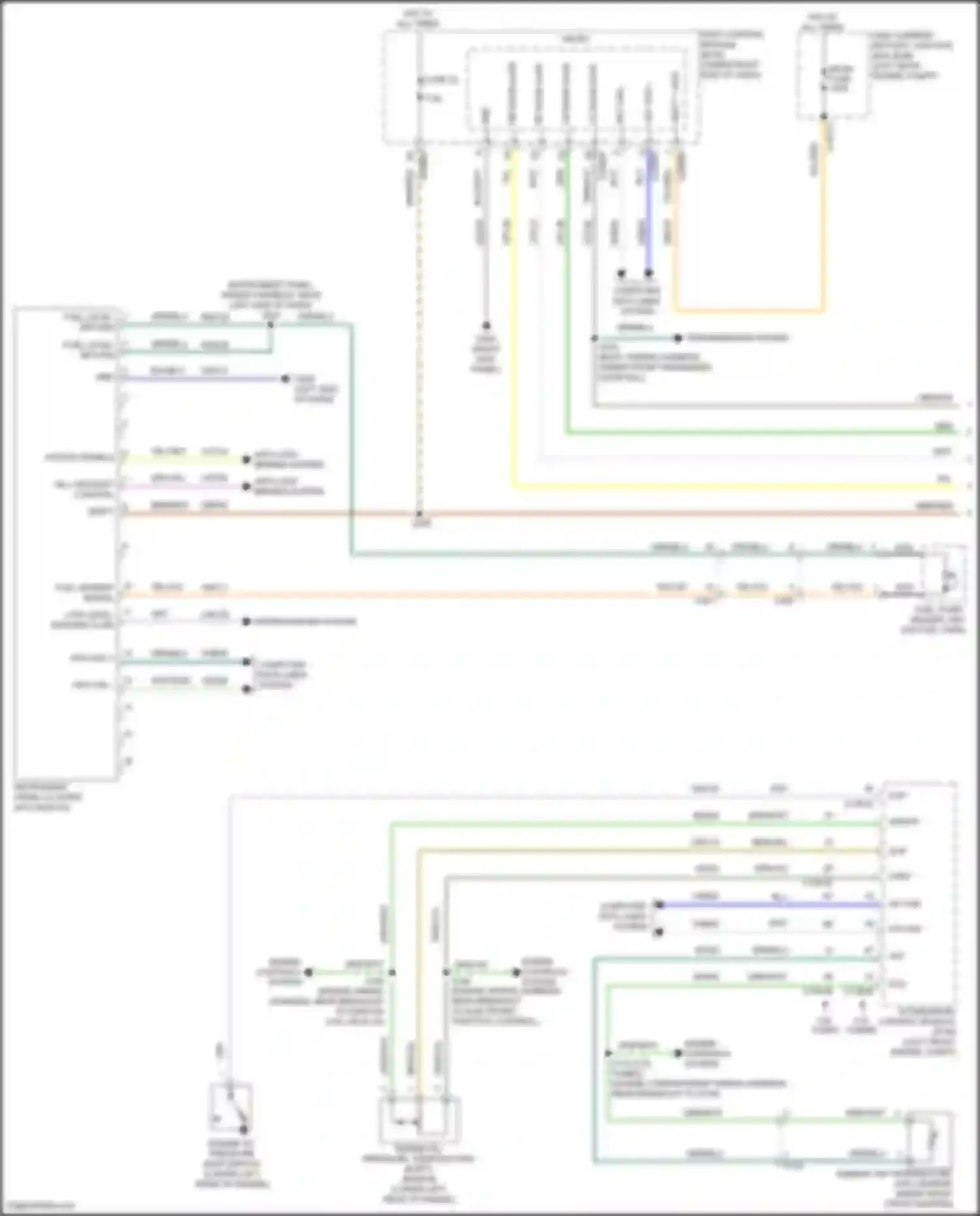 Wiring diagram lr door ajar for Ford Maverick III (2021-2024) (3 of 3)