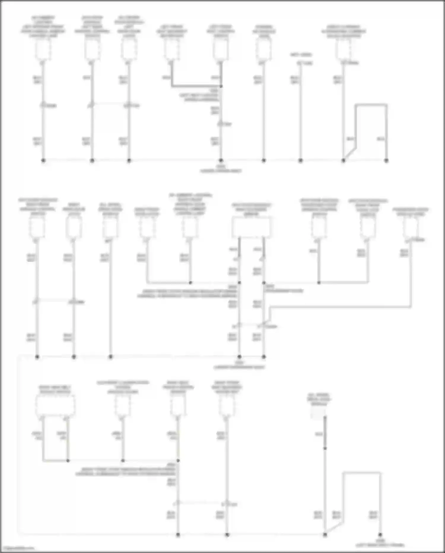 Wiring diagram right exterior mirror for Ford Maverick III (2021-2024) (4 of 6)