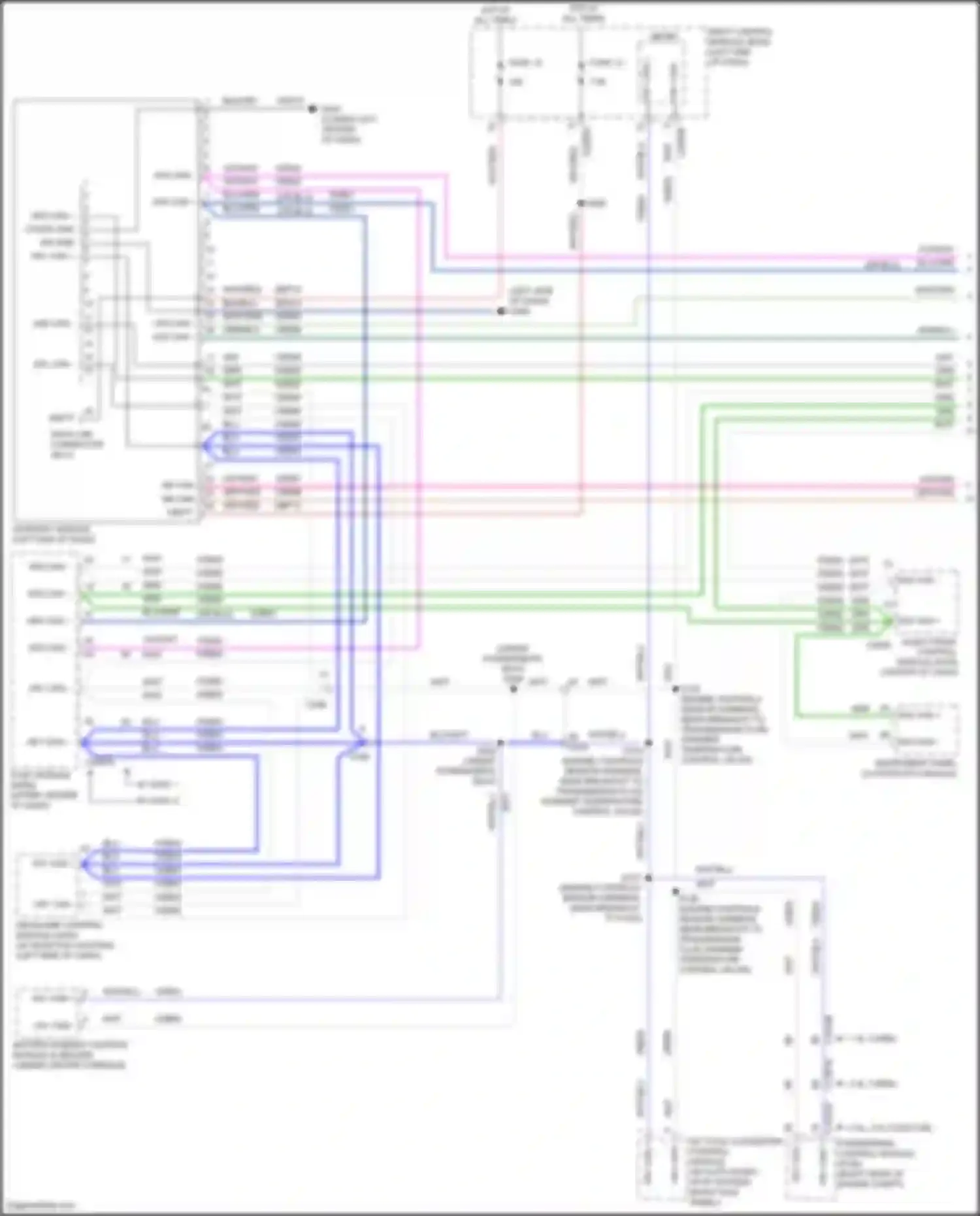 Mondeo Ford V facelift (2019-2023): Computer data lines circuit, except hybrid (1 of 3)