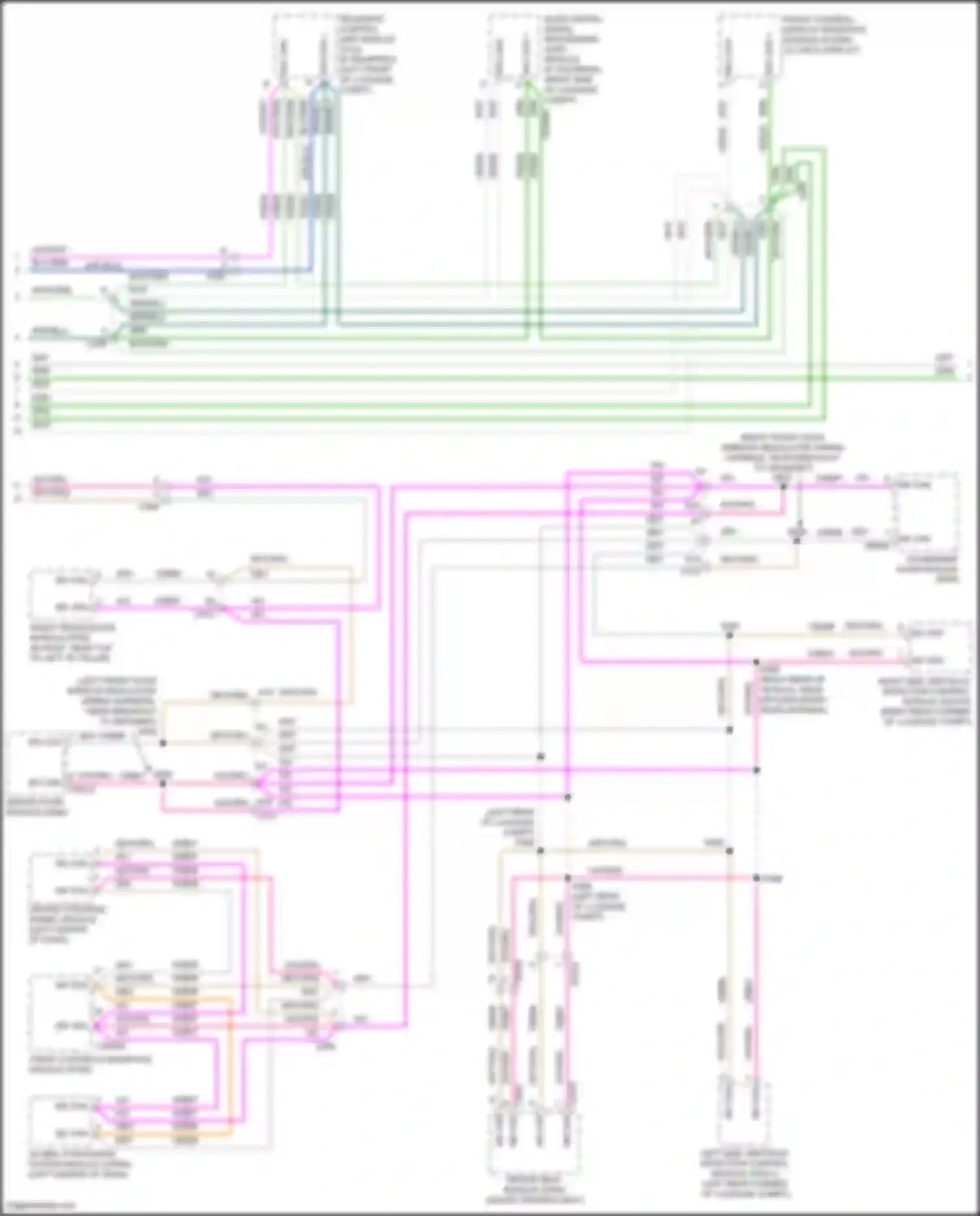 Mondeo Ford V facelift (2019-2023): Computer data lines circuit, except hybrid (2 of 3)