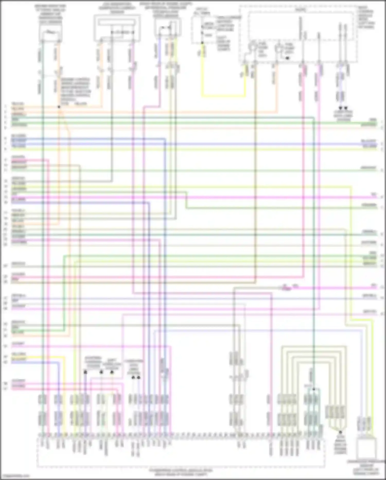 Mondeo Ford V facelift (2019-2023): Wiring diagram engine performance 1.5l turbo (3 of 6)