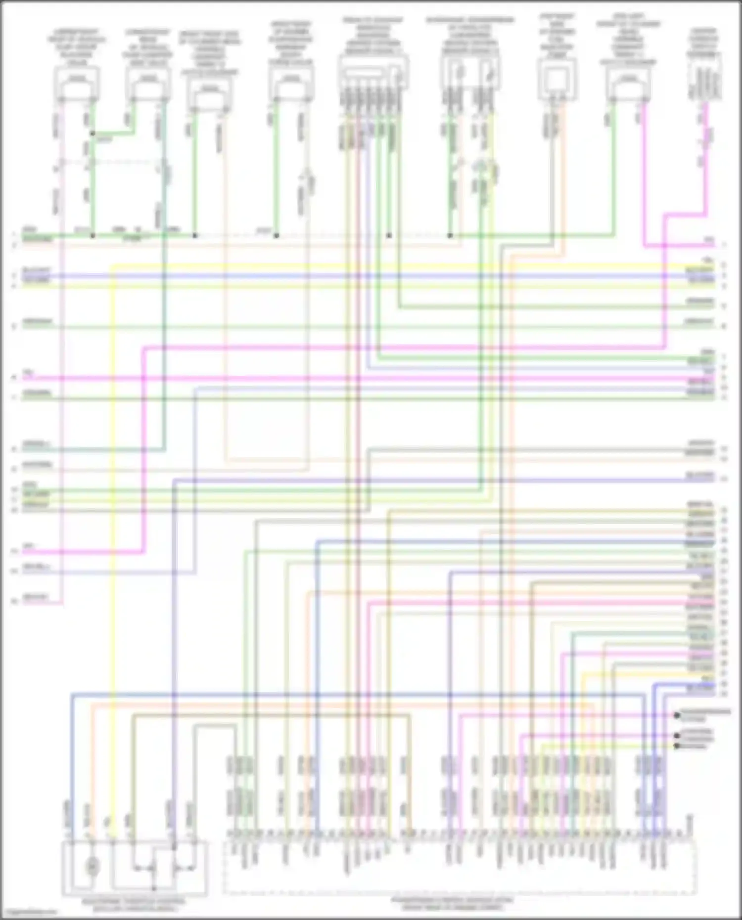 Mondeo Ford V facelift (2019-2023): Wiring diagram engine performance 1.5l turbo (4 of 6)