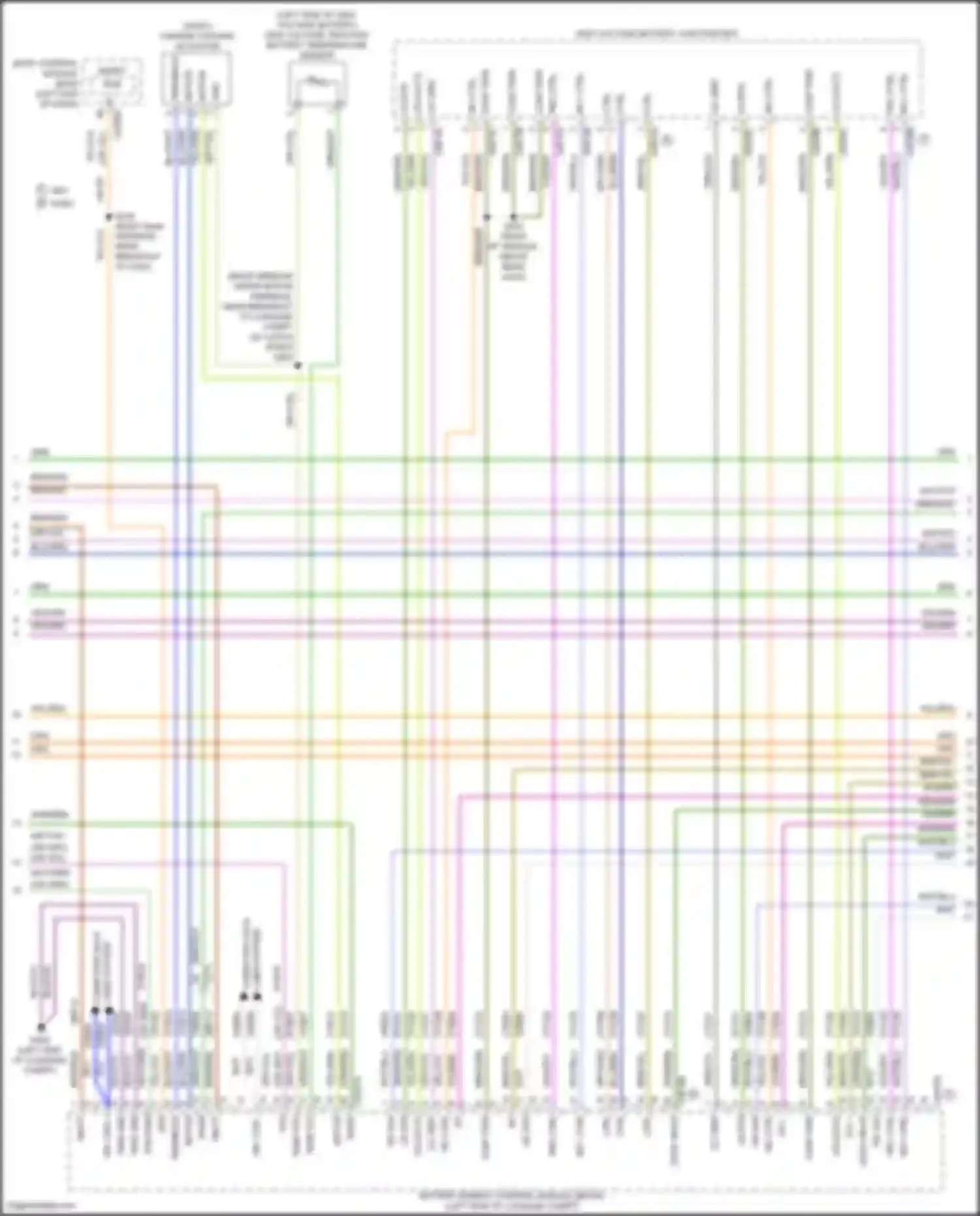 Mondeo Ford V facelift (2019-2023): Wiring diagram engine performance 2.0l hybrid (5 of 10)