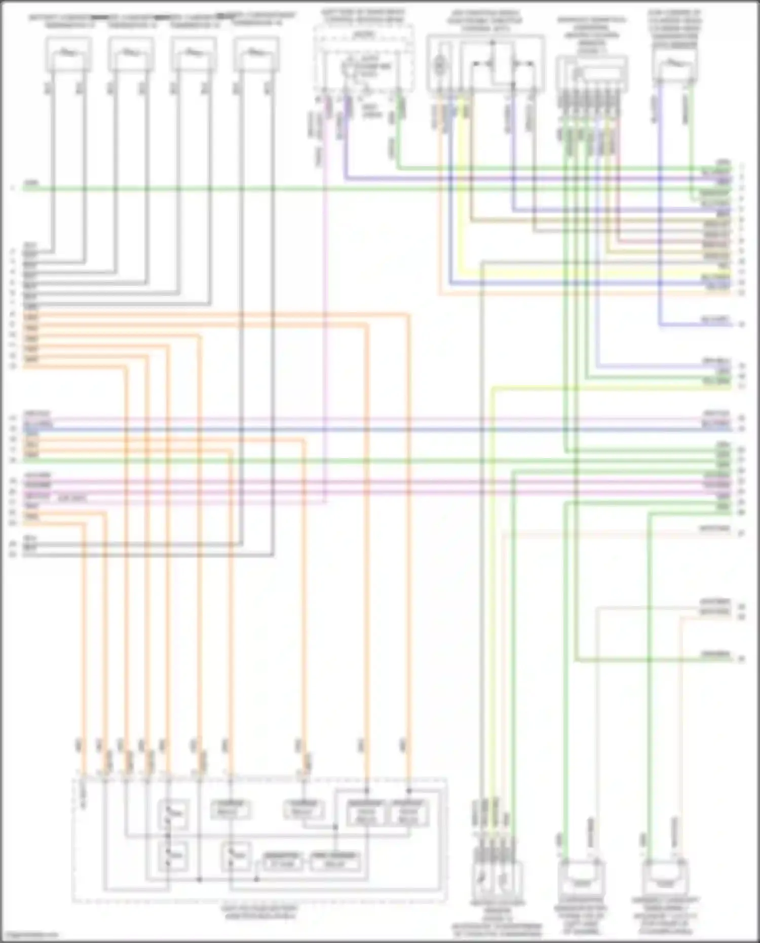 Mondeo Ford V facelift (2019-2023): Wiring diagram engine performance 2.0l hybrid (9 of 10)