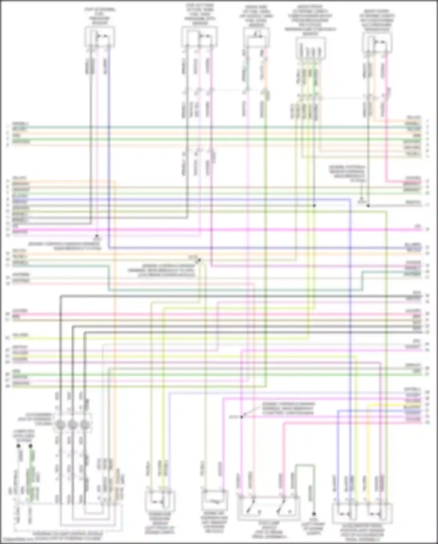 Mondeo Ford V facelift (2019-2023): Wiring diagram engine performance 2.0l turbo (2 of 6)